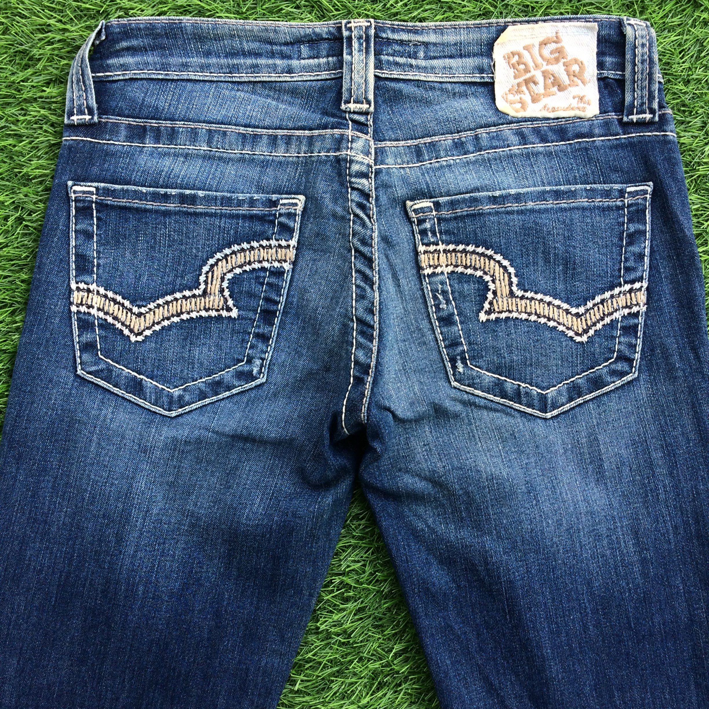 Big Star Big Star Low Rise Bootcut Jeans D-868 Size 26" / US 2 / IT 38 - 4 Thumbnail