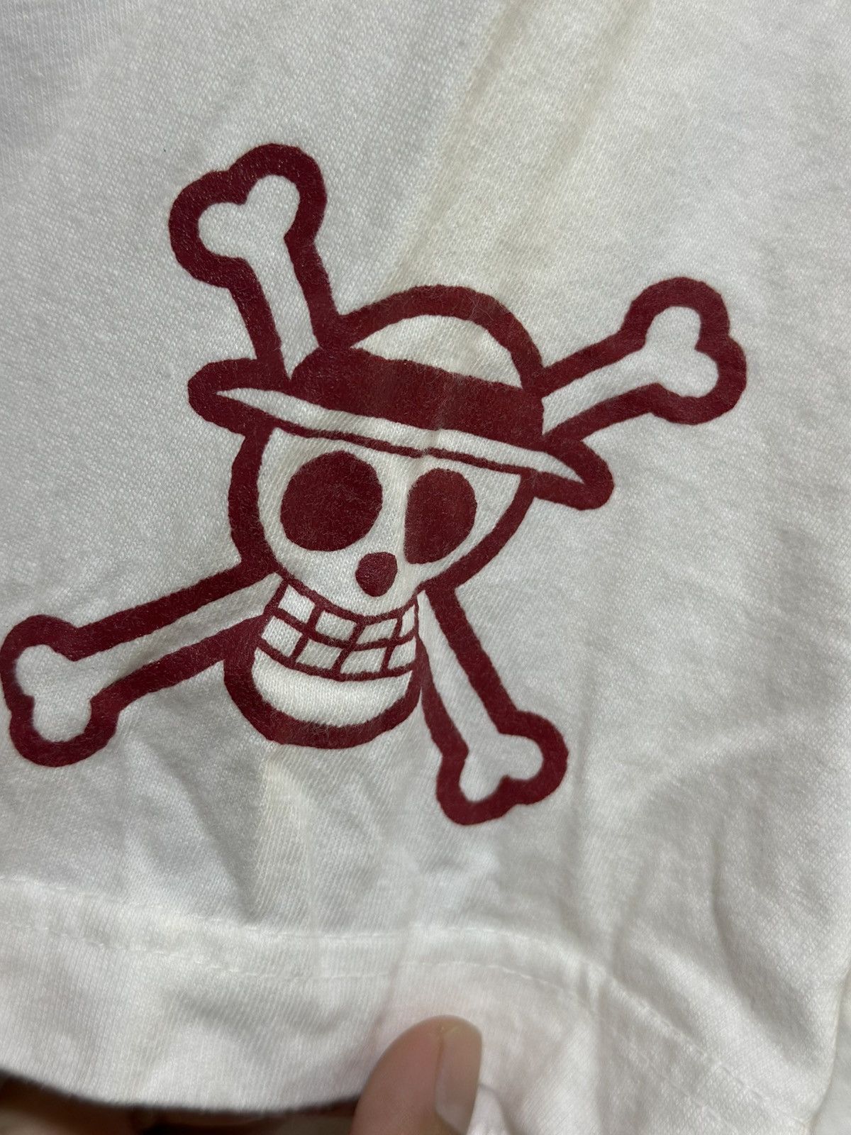 Japanese Brand × One Piece × Vintage Vintage Straw Hat Fleet Monkey D Luffy Faded Tee Size US L / EU 52-54 / 3 - 5 Thumbnail