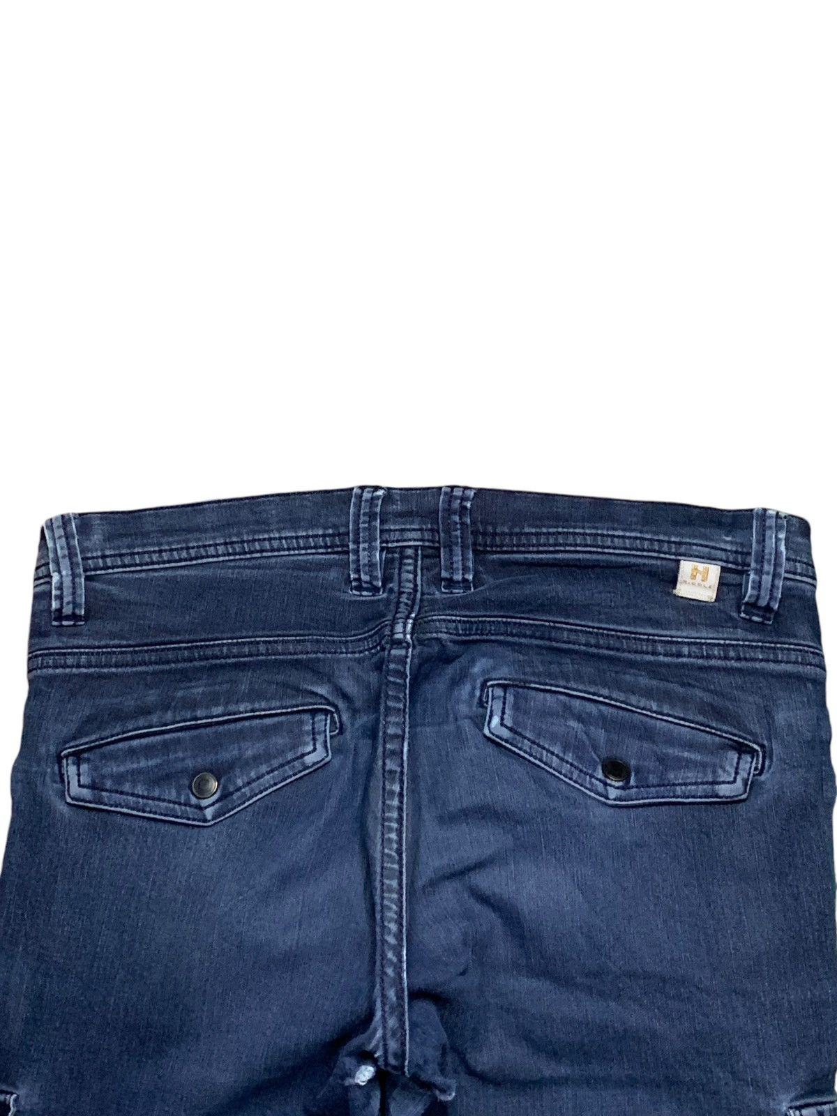 Japanese Brand × Nicole Club Vintage Japanese Nicole Tactical Bondage Cargo Denim Pants Size US 32 / EU 48 - 8 Thumbnail