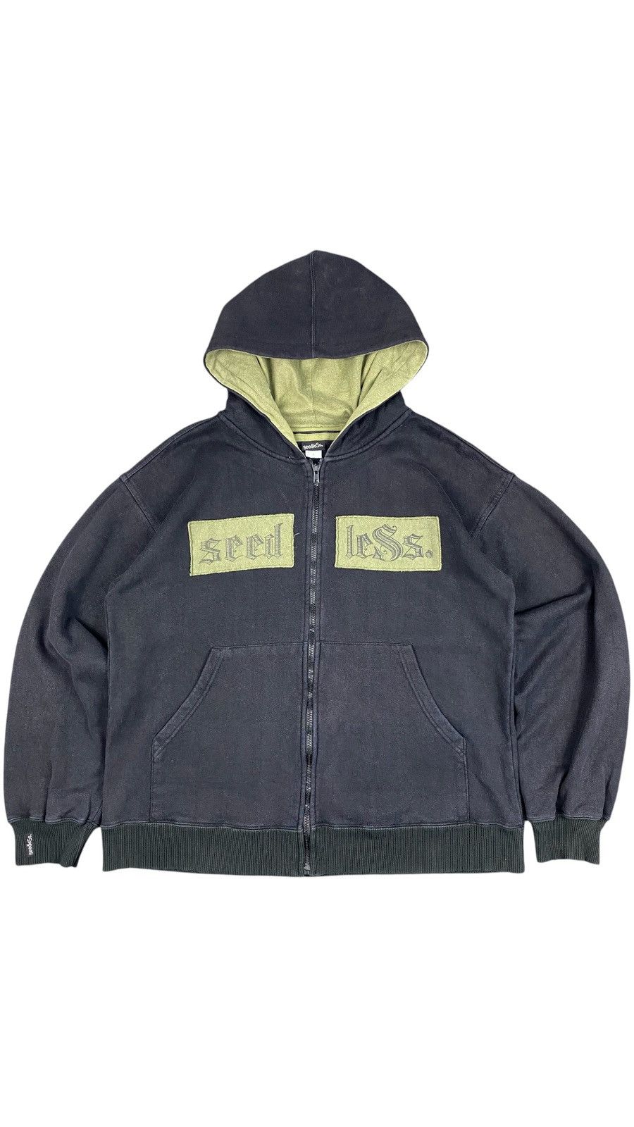 Japanese Brand × Vintage Vintage Seedless Hemp Hoodie Size US L / EU 52-54 / 3 - 1 Thumbnail