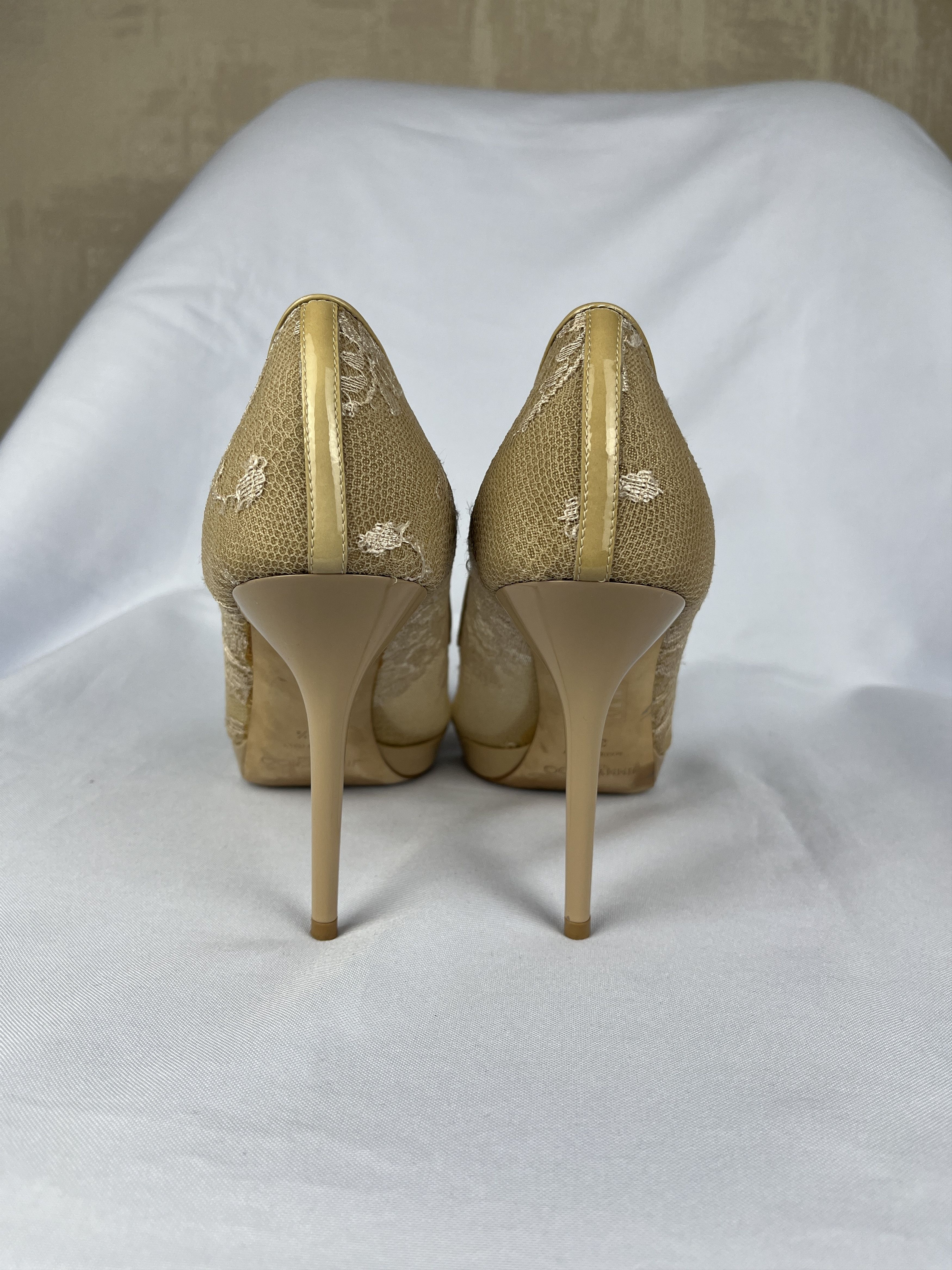 Jimmy Choo Jimmy Choo Mesh Peep Toes Heels 39.5 UK 6.5 US 9.5 CM 26.5 Size US 9.5 / IT 39.5 - 10 Thumbnail