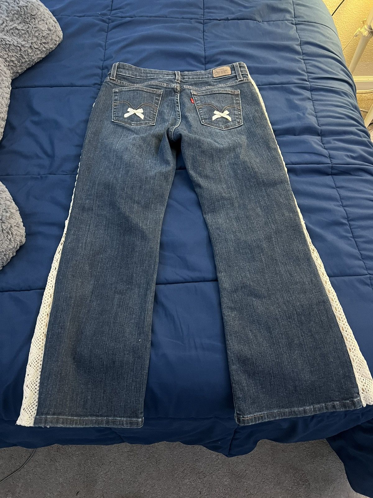 Handmade flare jean Size 28" / US 6 / IT 42 - 2 Thumbnail