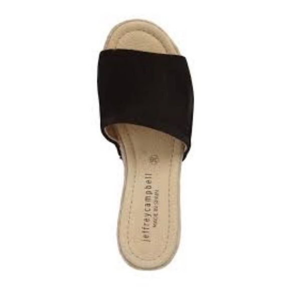 Jeffrey Campbell Jeffrey Campbell Black Suede Espadrille Slip-On Platform San Size US 8 / IT 38 - 2 Thumbnail