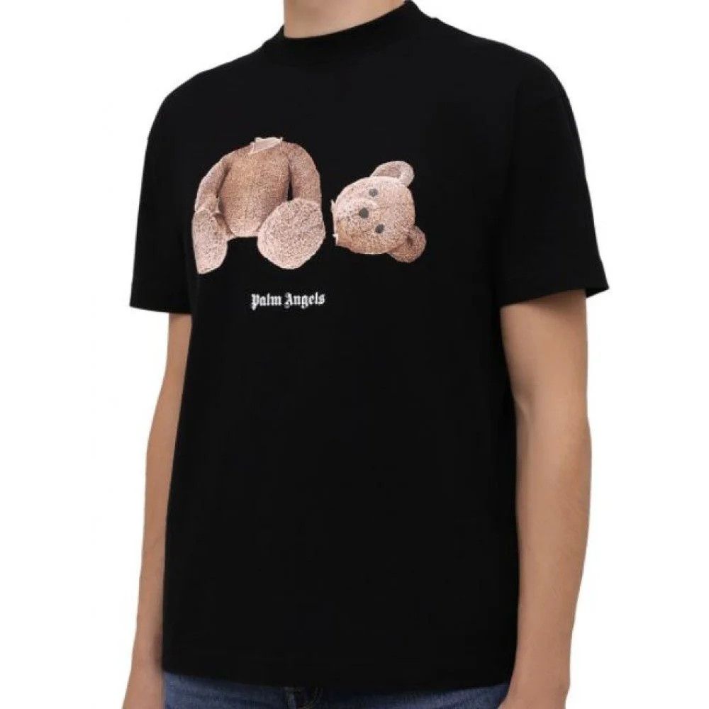 Palm Angels o1w1db10824 Kill The Bear T-Shirt in Black Size US XS / EU 42 / 0 - 5 Thumbnail