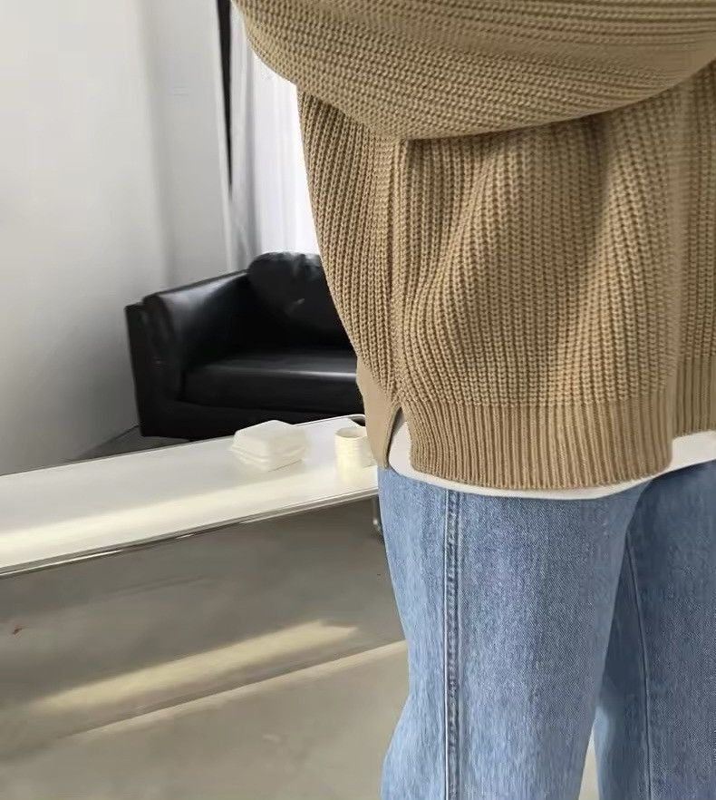 Other Autumn Winter Fashion Man Solid Casual Shirt Pullover Size US L / EU 52-54 / 3 - 5 Thumbnail