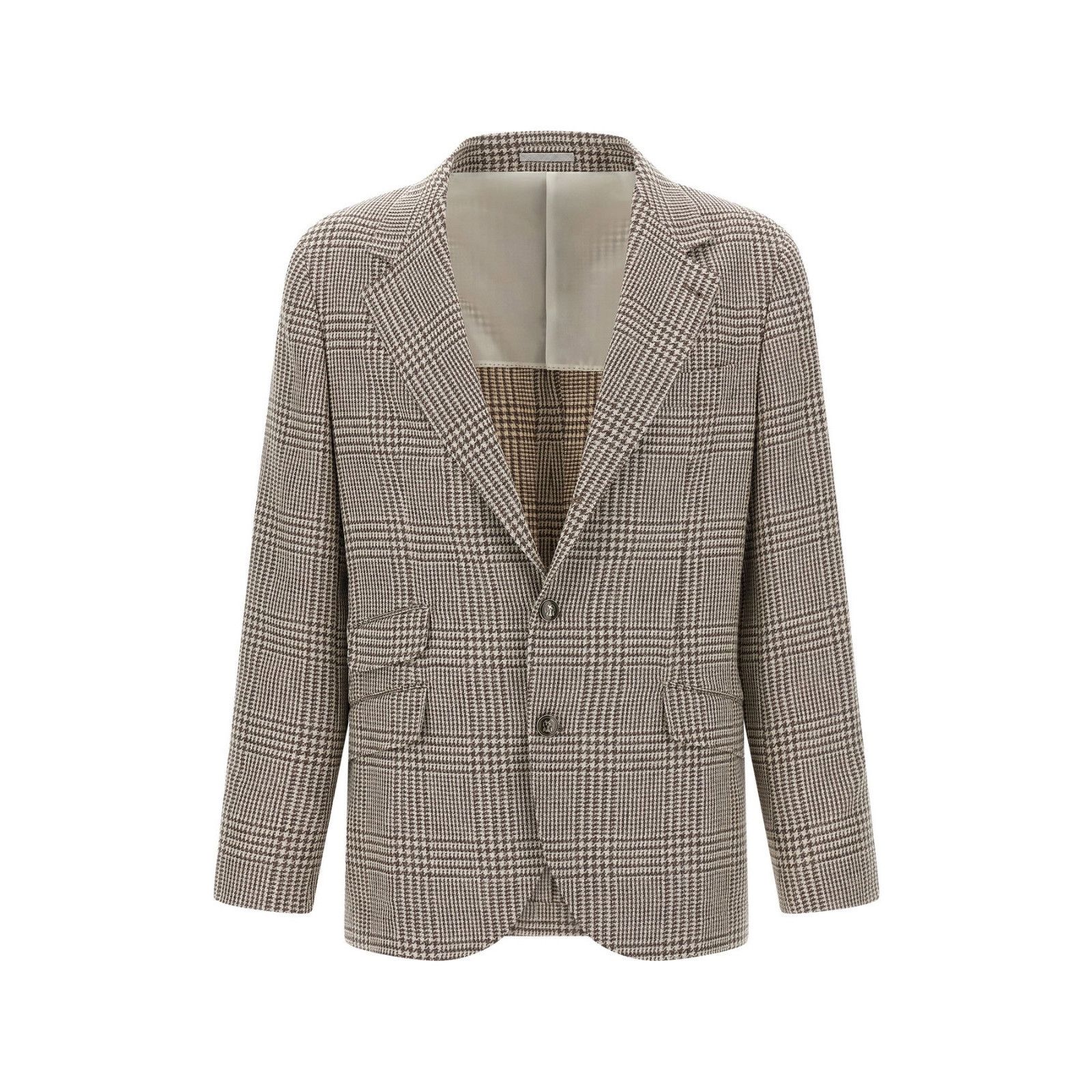 Brunello Cucinelli BRUNELLO CUCINELLI Multicolor Wool/Silk Blazer New & Authent Size US L / EU 52-54 / 3 - 1 Thumbnail