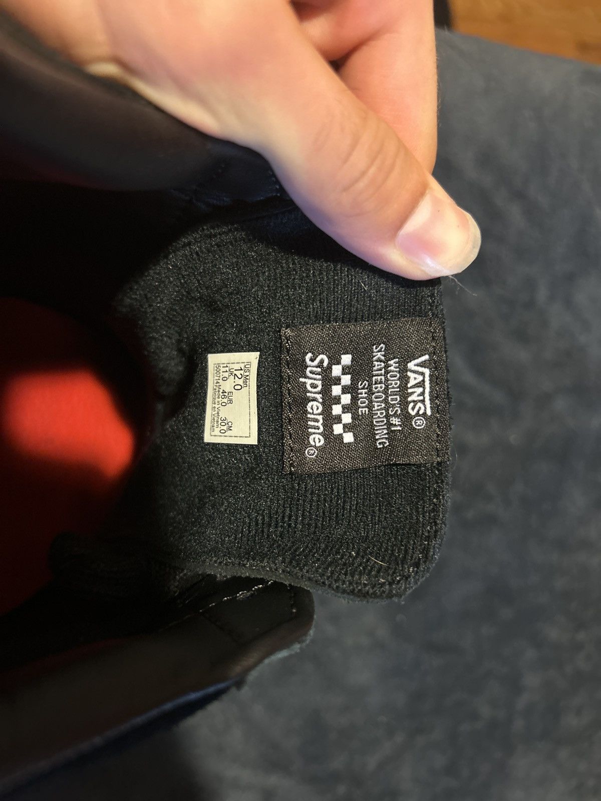 Supreme × Vans Supreme fuck em vans Size US 12 / EU 45 - 8 Thumbnail
