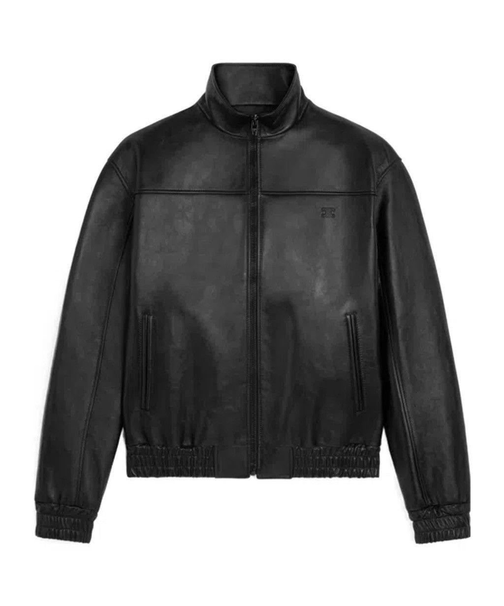 Celine FW24 Celine logo Triomphe leather tracksuit jacket 54 Hedi Size US L / EU 52-54 / 3 - 4 Thumbnail