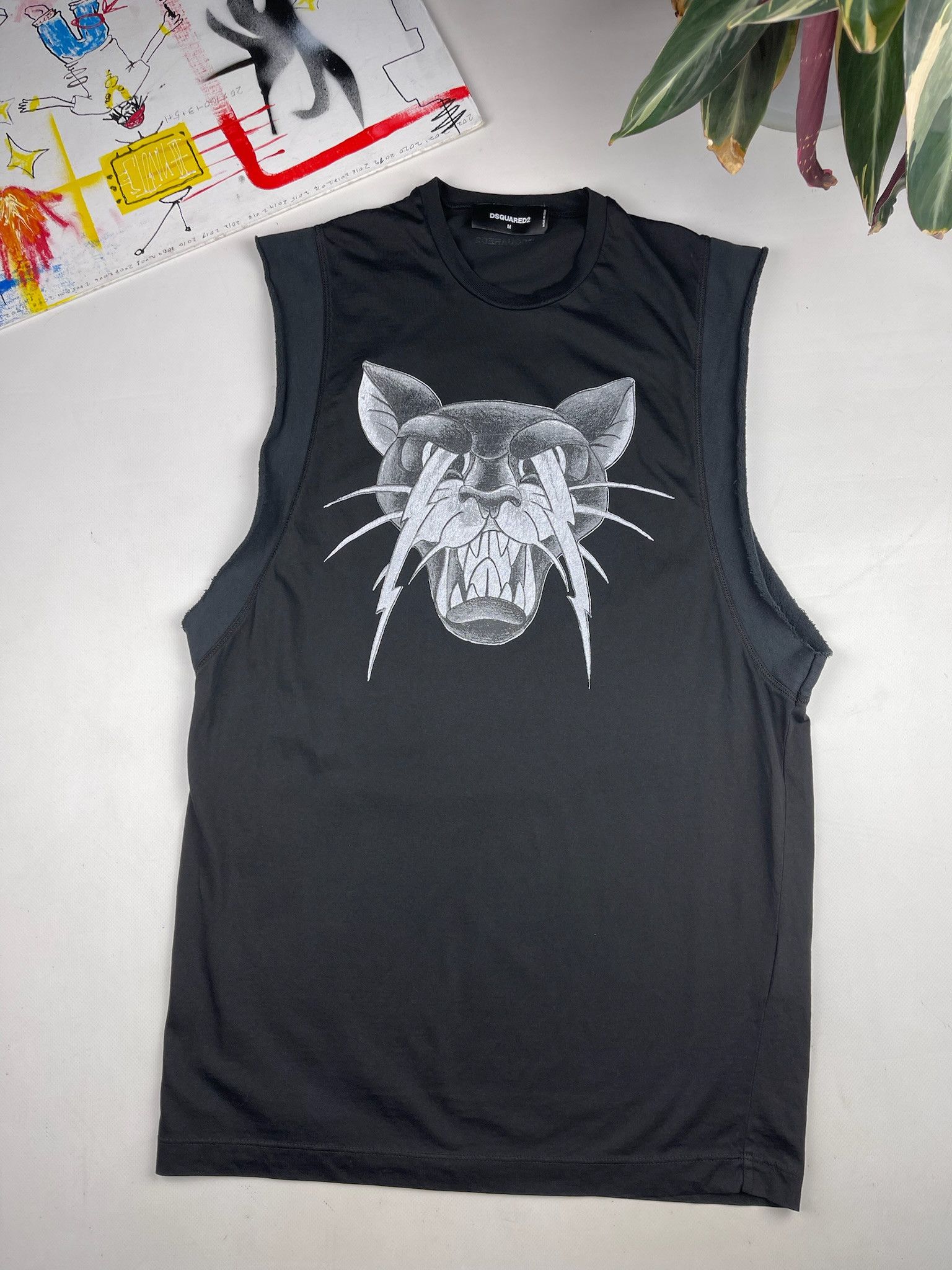 Dsquared2 Dsquared Sleeveless Shirt panther Size US M / EU 48-50 / 2 - 2 Thumbnail