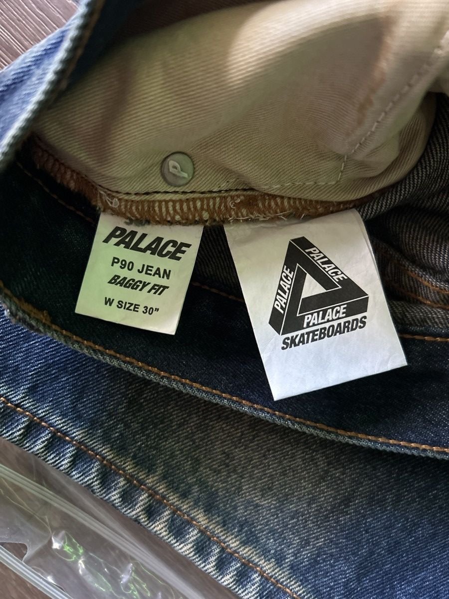 Palace Palace P90 Baggy Jean Sand Wash Indigo Size 30 Sandwash