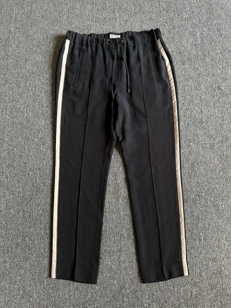 Brunello Cucinelli Striped Casual Pants - dmc