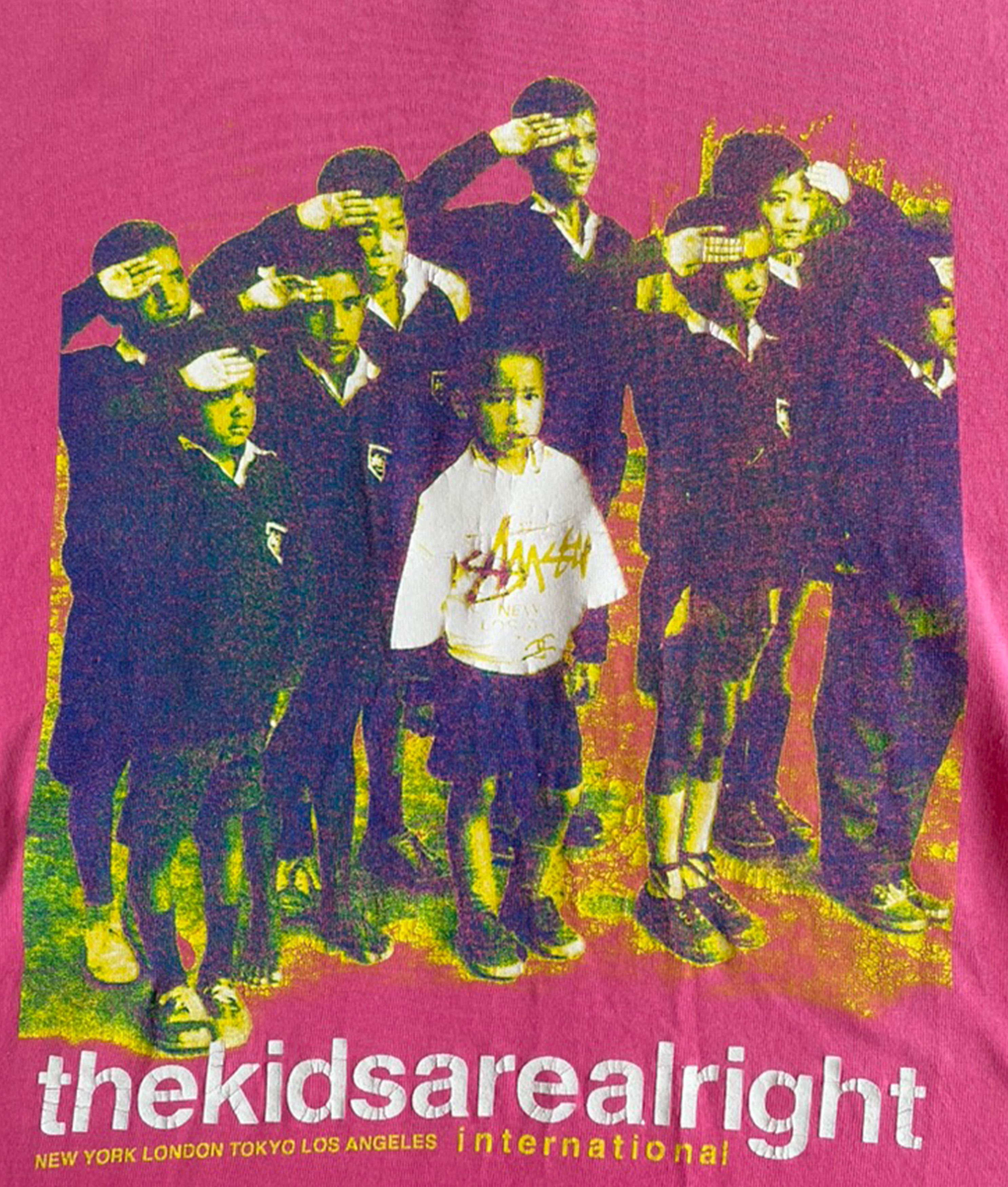 Stussy Vintage Stussy “The Kids Are Alright” T-Shirt – Size L Size US L / EU 52-54 / 3 - 2 Thumbnail