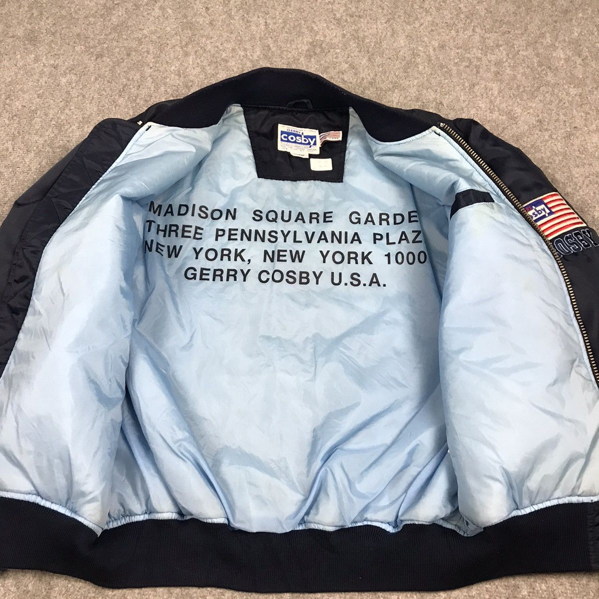 Japanese Brand VINTAGE COSBY NEW YORK EMBROIDERY JACKET Size US L / EU 52-54 / 3 - 13 Thumbnail