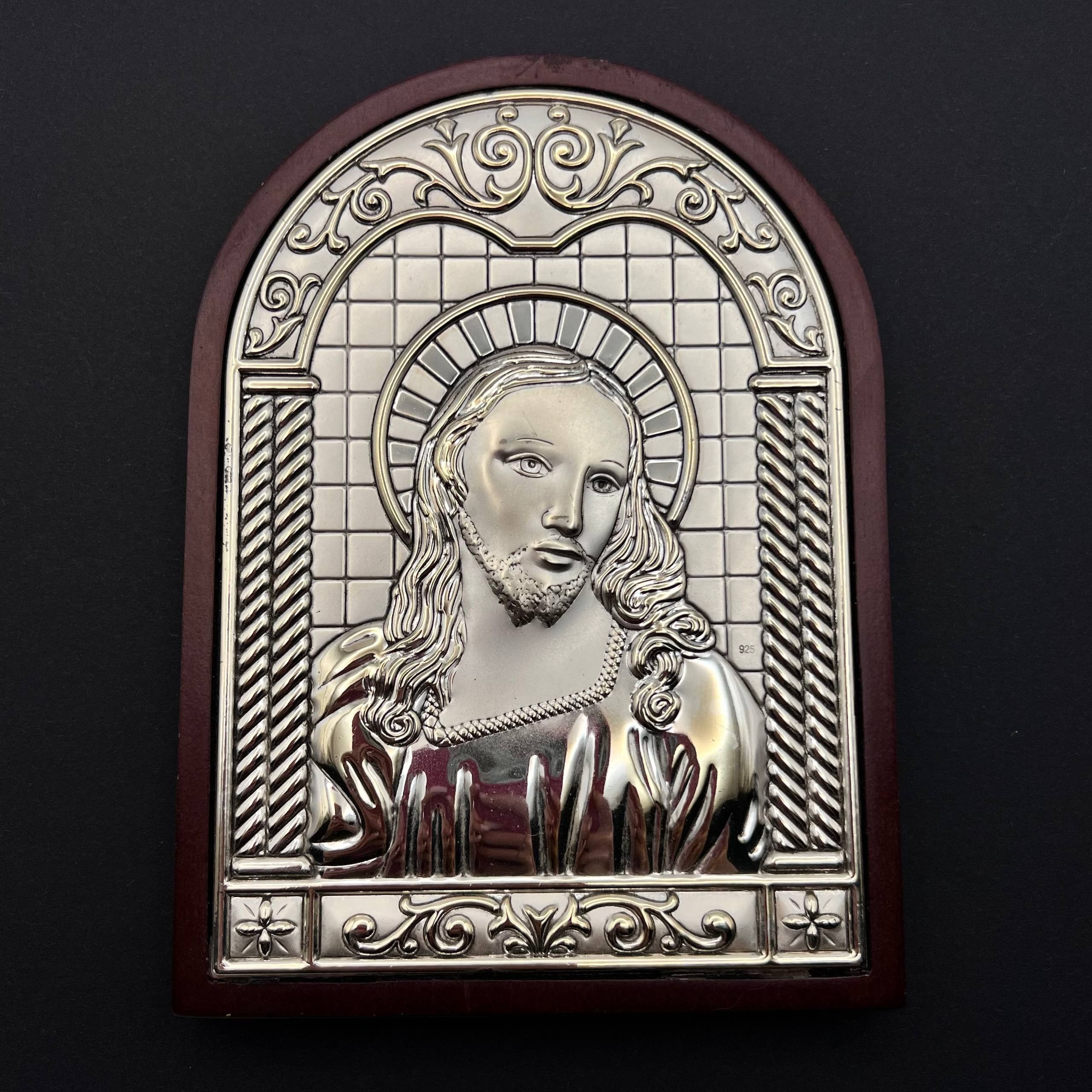 Vintage Vintage Jesus Christ Icon Silver 925 Decor Size ONE SIZE - 3 Thumbnail