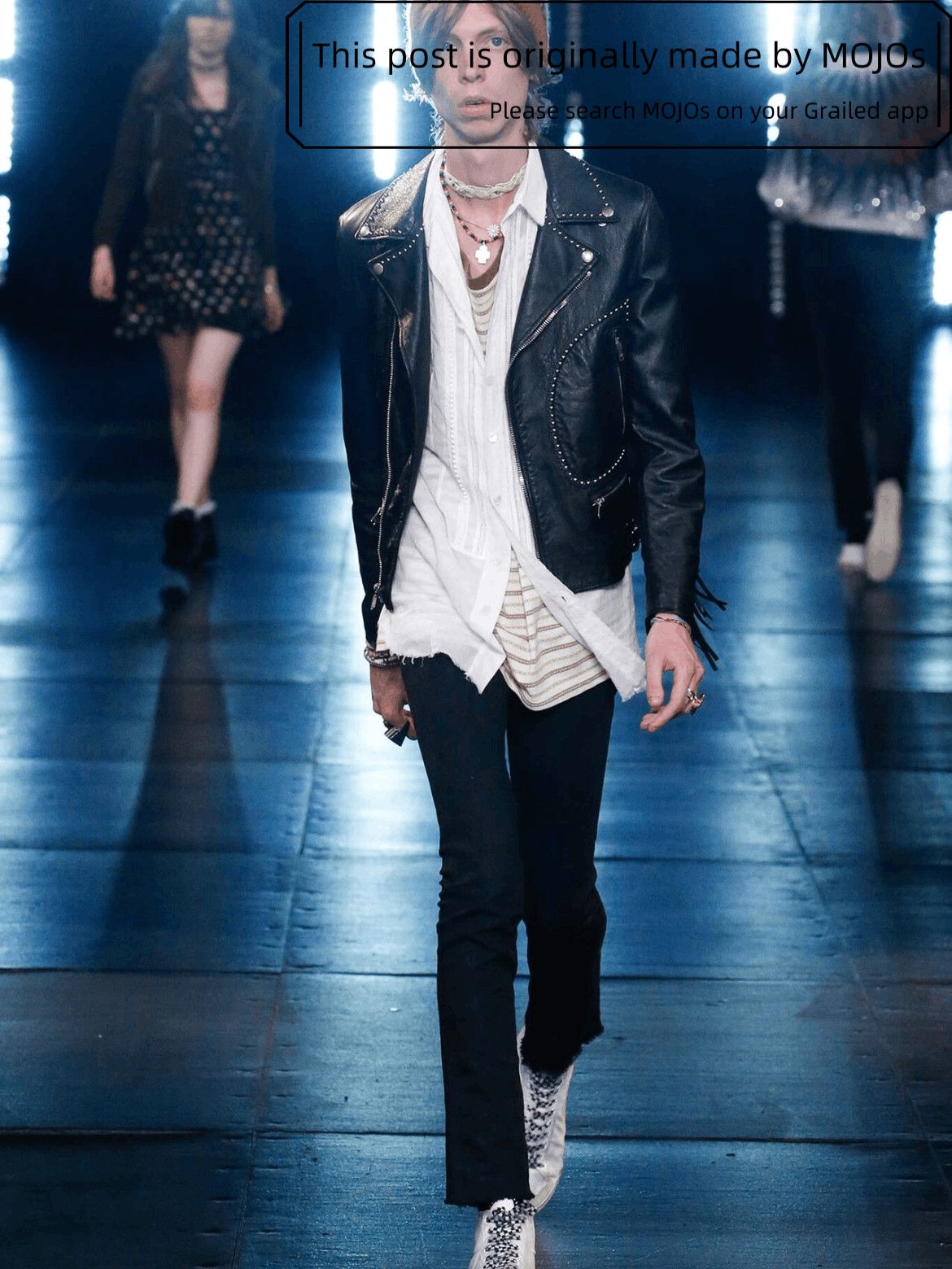 Sz 39 Saint Laurent Paris 16SS Stitch thin Shirt mojos1811