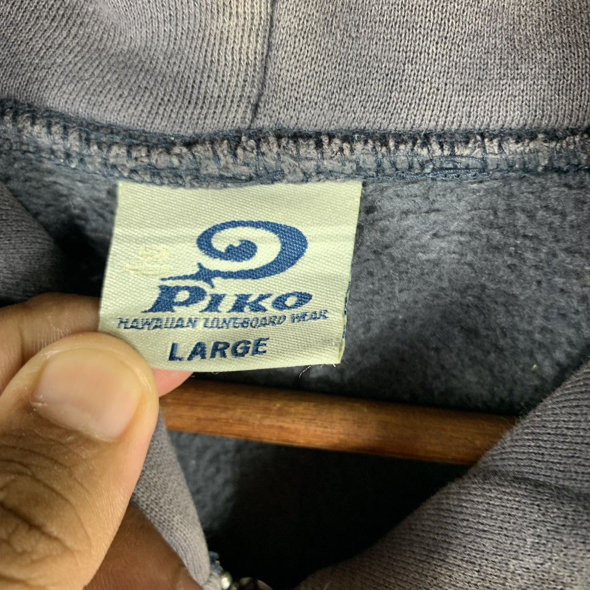 Vintage VINTAGE PIKO SURF HAWAII ZIPPER HOODIE SWEATER FADED Size US L / EU 52-54 / 3 - 10 Thumbnail