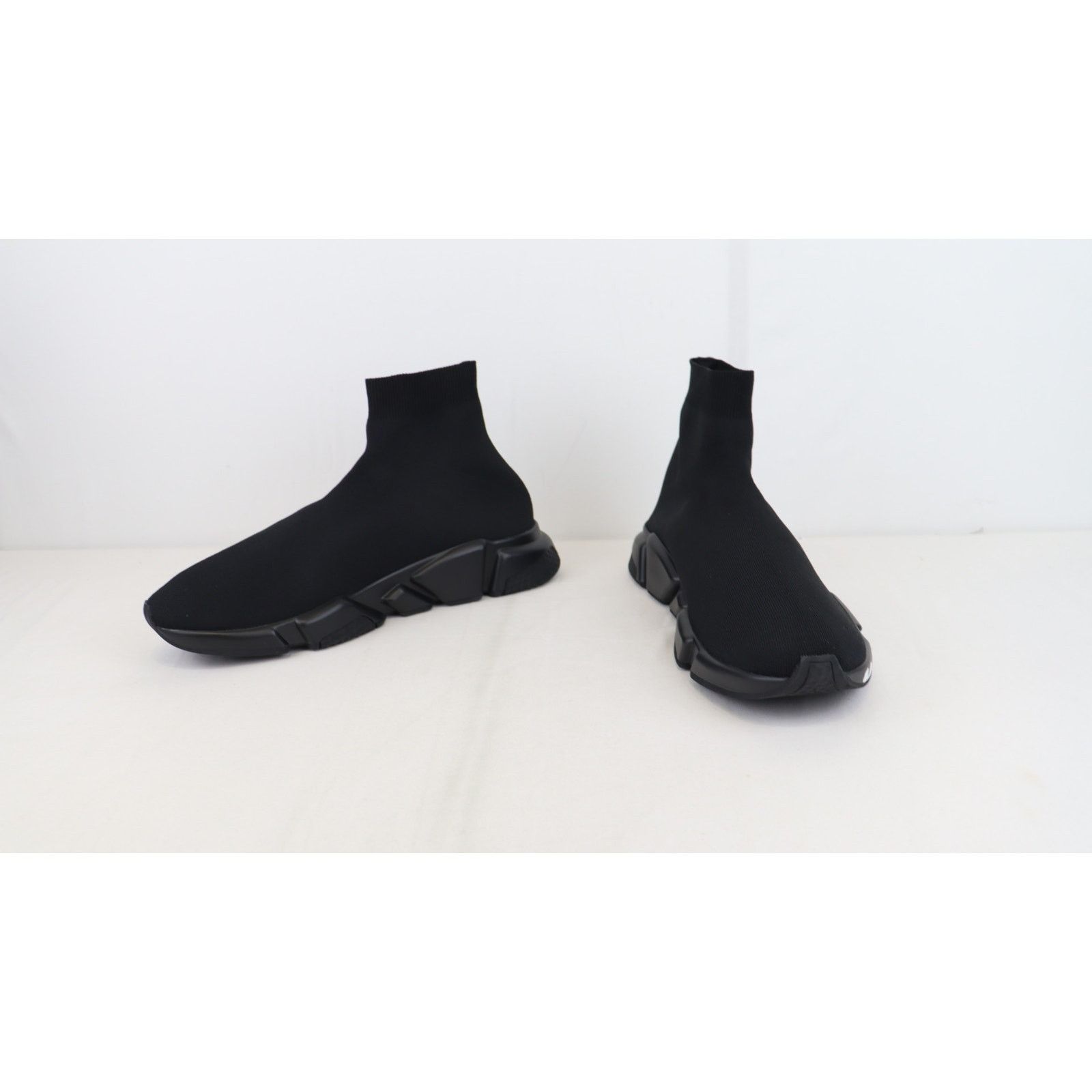 Balenciaga o1rshd1 Speed LT Clear 2.0 Sneakers in Black Size US 13 / EU 46 - 8 Thumbnail