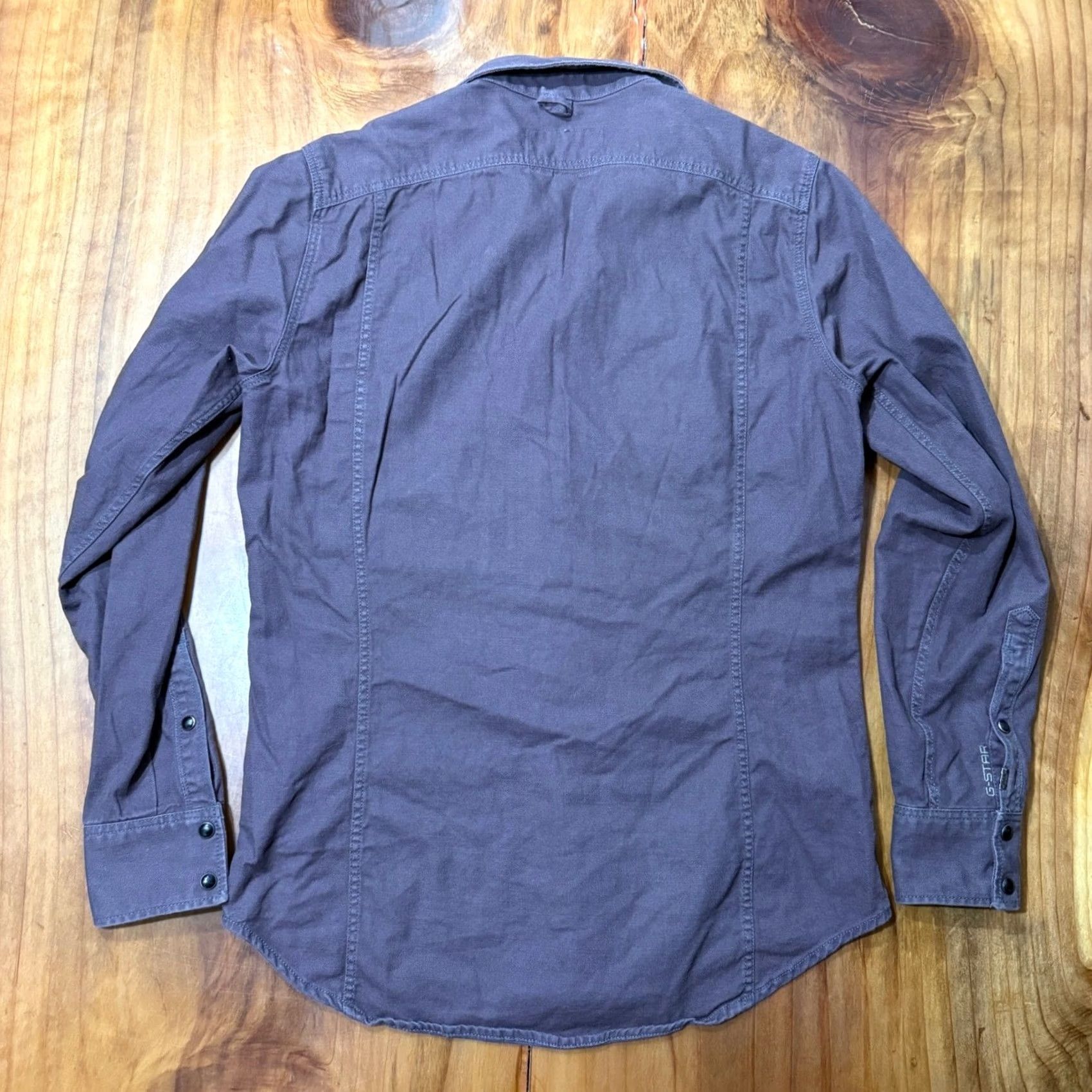 G-Star G-Star Shirt Mens S Pearl Snap Cotton Western L/S Outdoor Solid B3-10 Size US S / EU 44-46 / 1 - 6 Thumbnail
