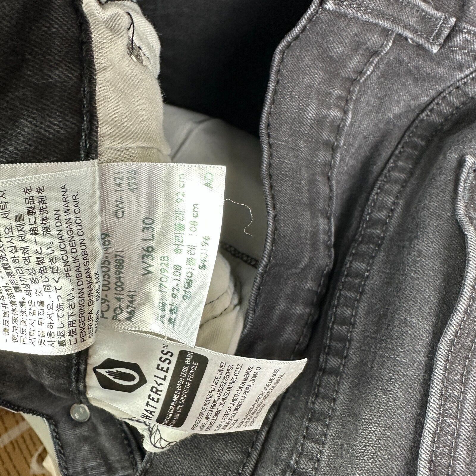 Levi's Levis 505 Regular Fit Straight Leg Jeans *Missing Button* Size US 30 / EU 46 - 9 Thumbnail