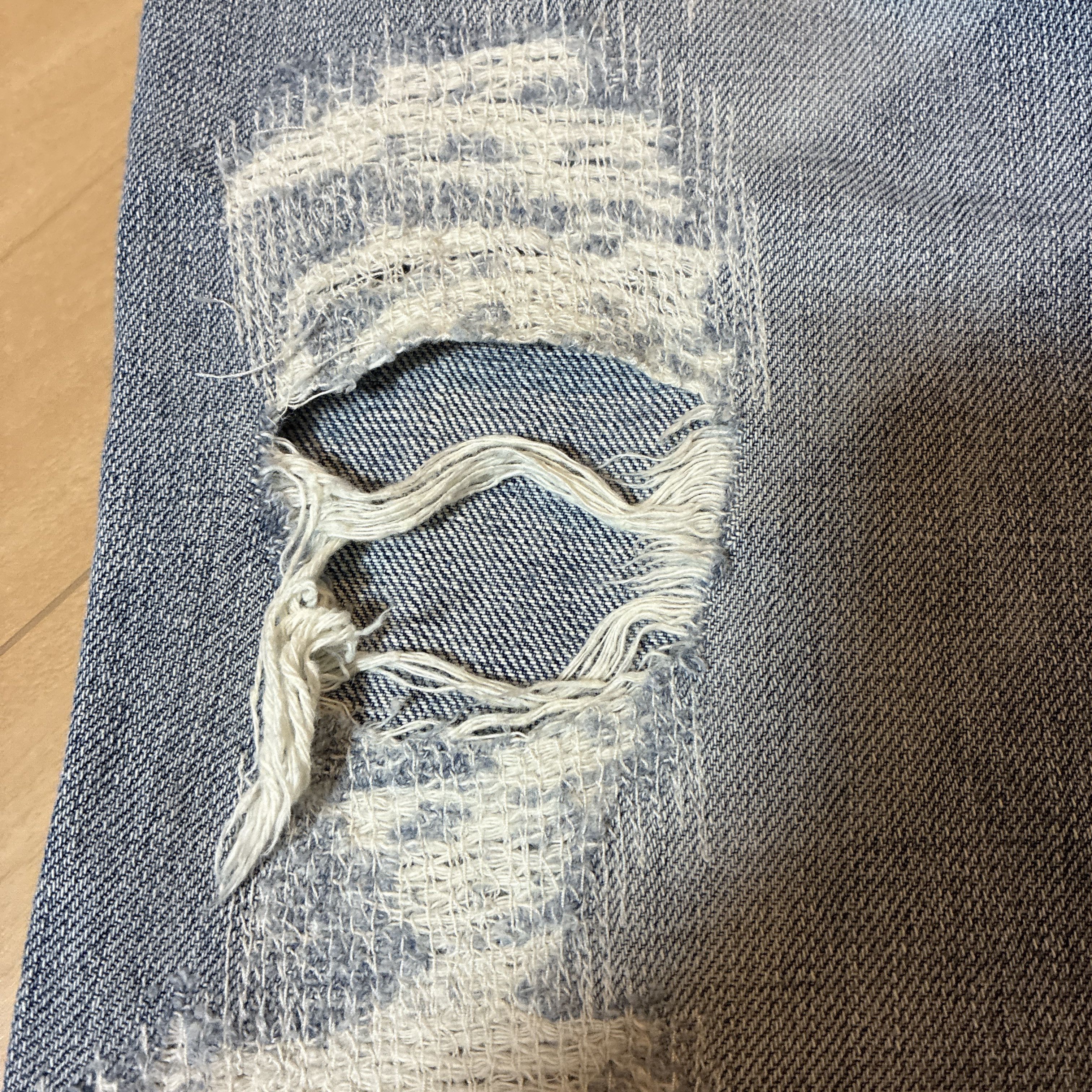 Dolce & Gabbana Dolce & Gabbana Y2K Distressed Low Rise Denim Jeans Size 44 Size US 28 / EU 44 - 5 Thumbnail