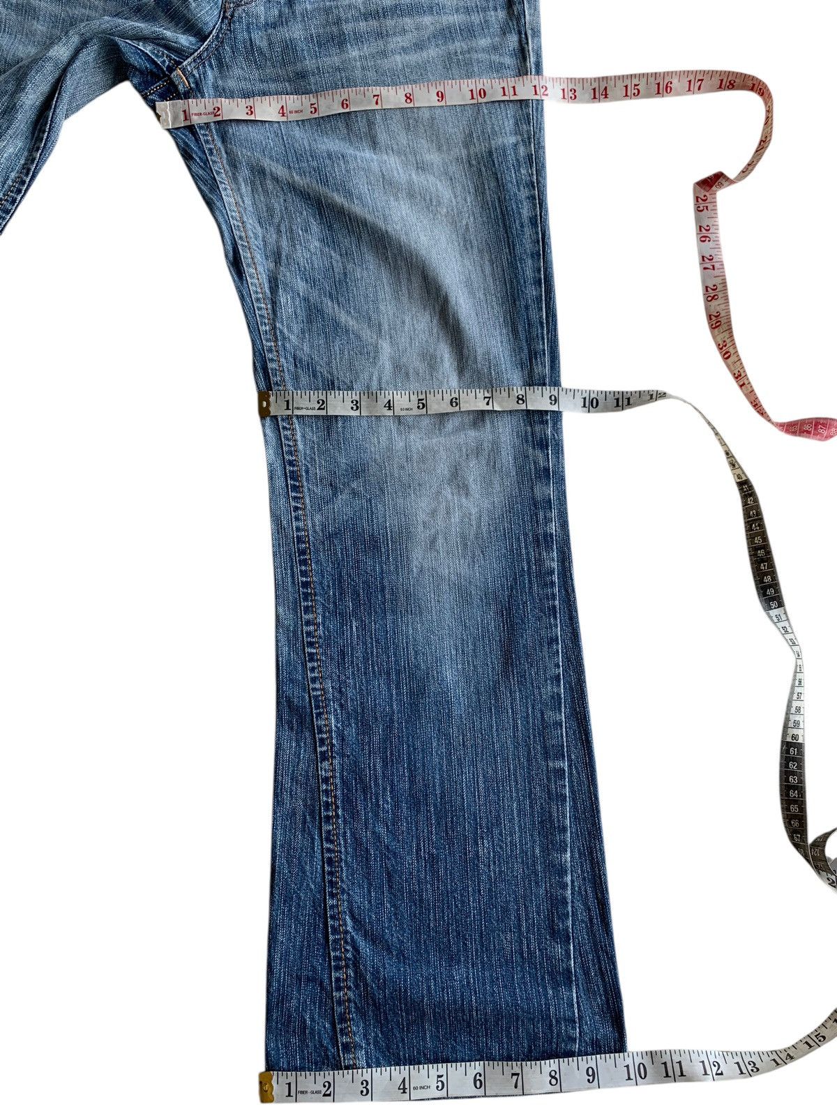 Edwin VINTAGE FLARE EDWIN XV NAVAJO FADED&RUSTY JAPANESE DENIM Size US 34 / EU 50 - 15 Thumbnail