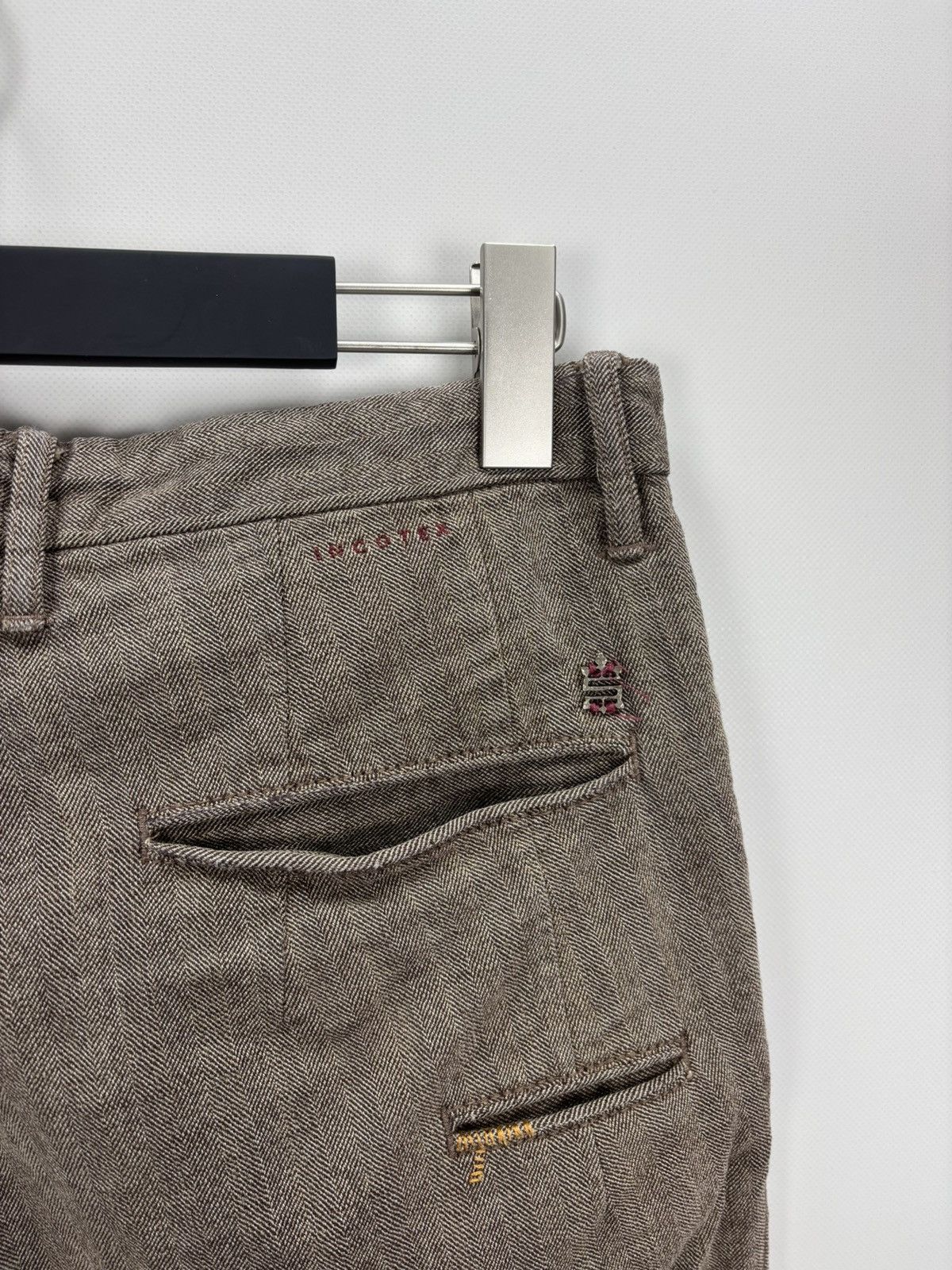Incotex Mens pants Incotex Size 35 Color Brown Size US 35 - 8 Thumbnail