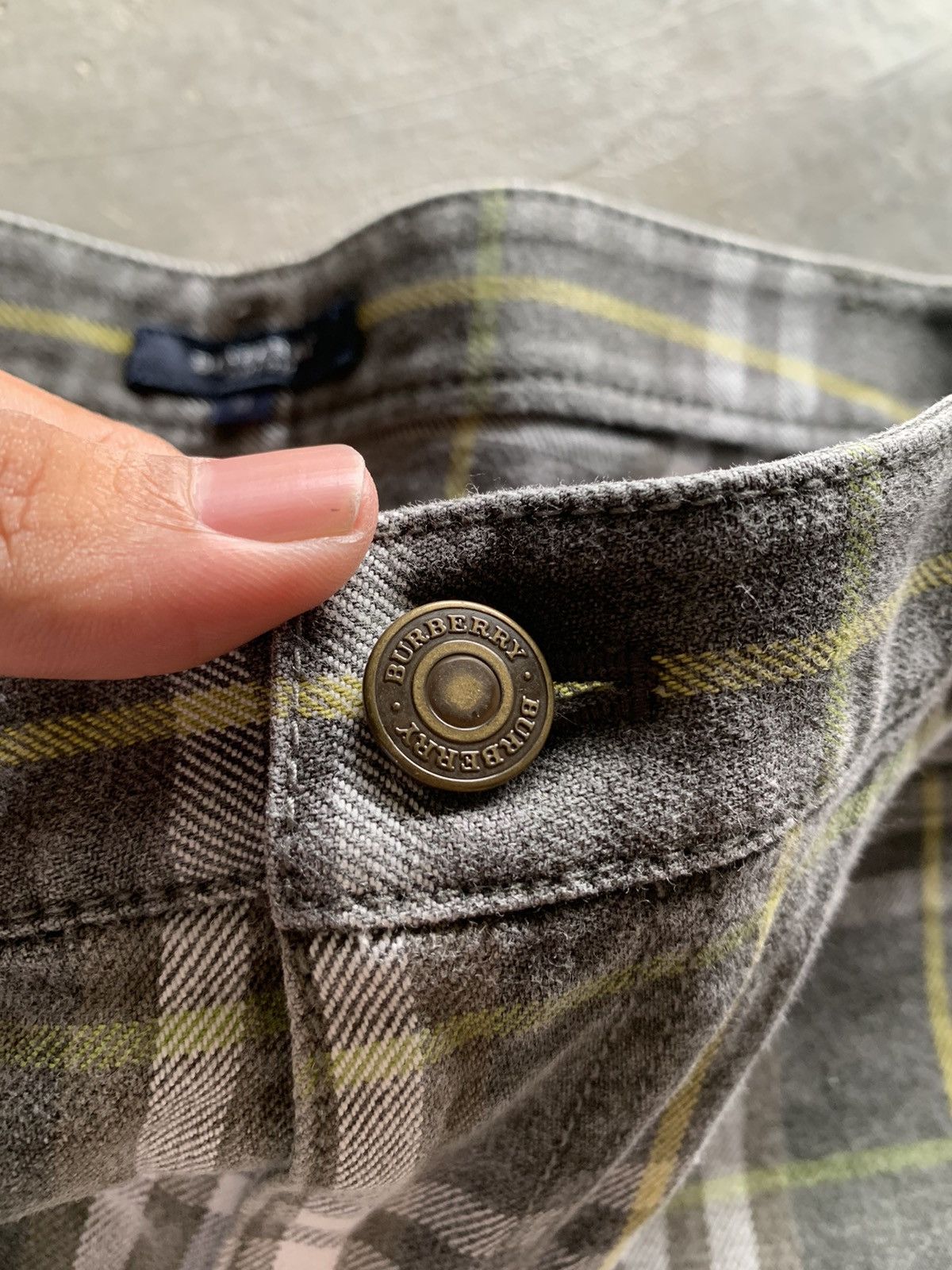 Burberry vintage burberry flannel pant retro gentleman style Size US 33 - 4 Thumbnail