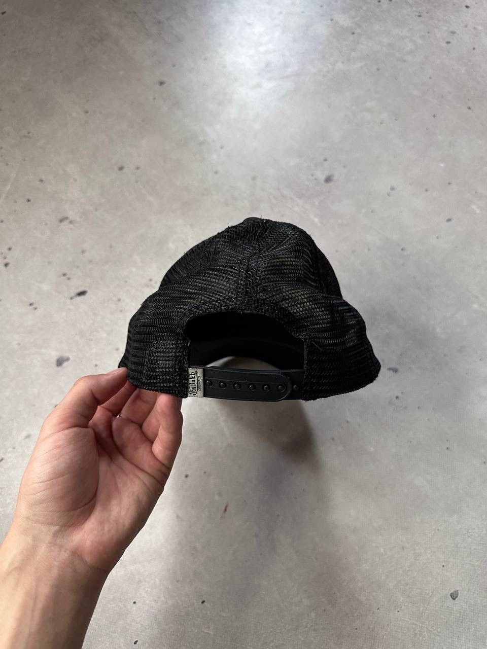 Von Dutch Von Dutch Originals Trucker Cap Black White Winged Eye Logo Size ONE SIZE - 4 Thumbnail