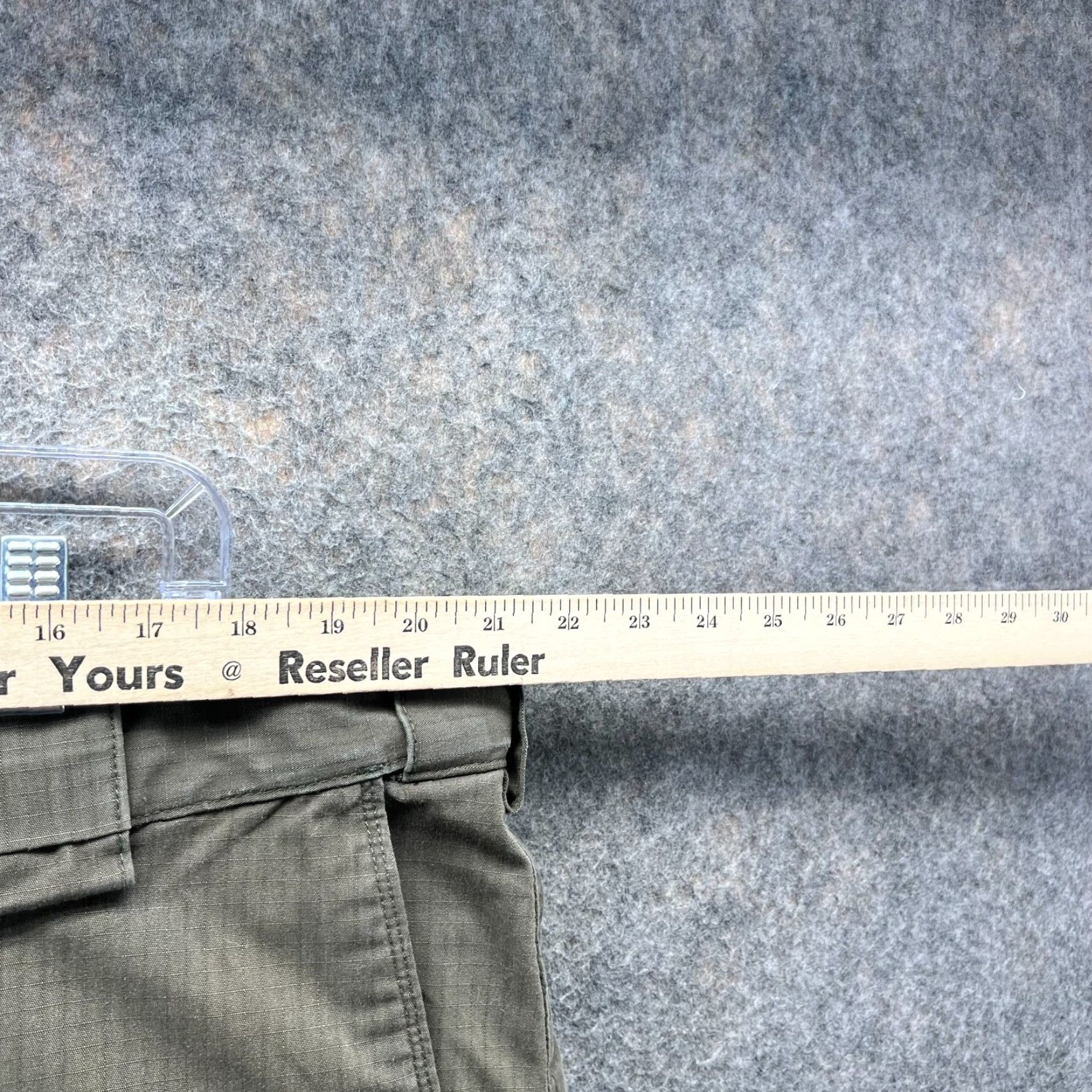 Vintage 5.11 Tactical Pants Mens 42x32 Khaki Cargo Ripstop Stryke Military Performance Cargo Pants Mens 42 Inseam 32 Green Cotton Canvas Button Pockets Size US 42 / EU 58 - 5 Thumbnail