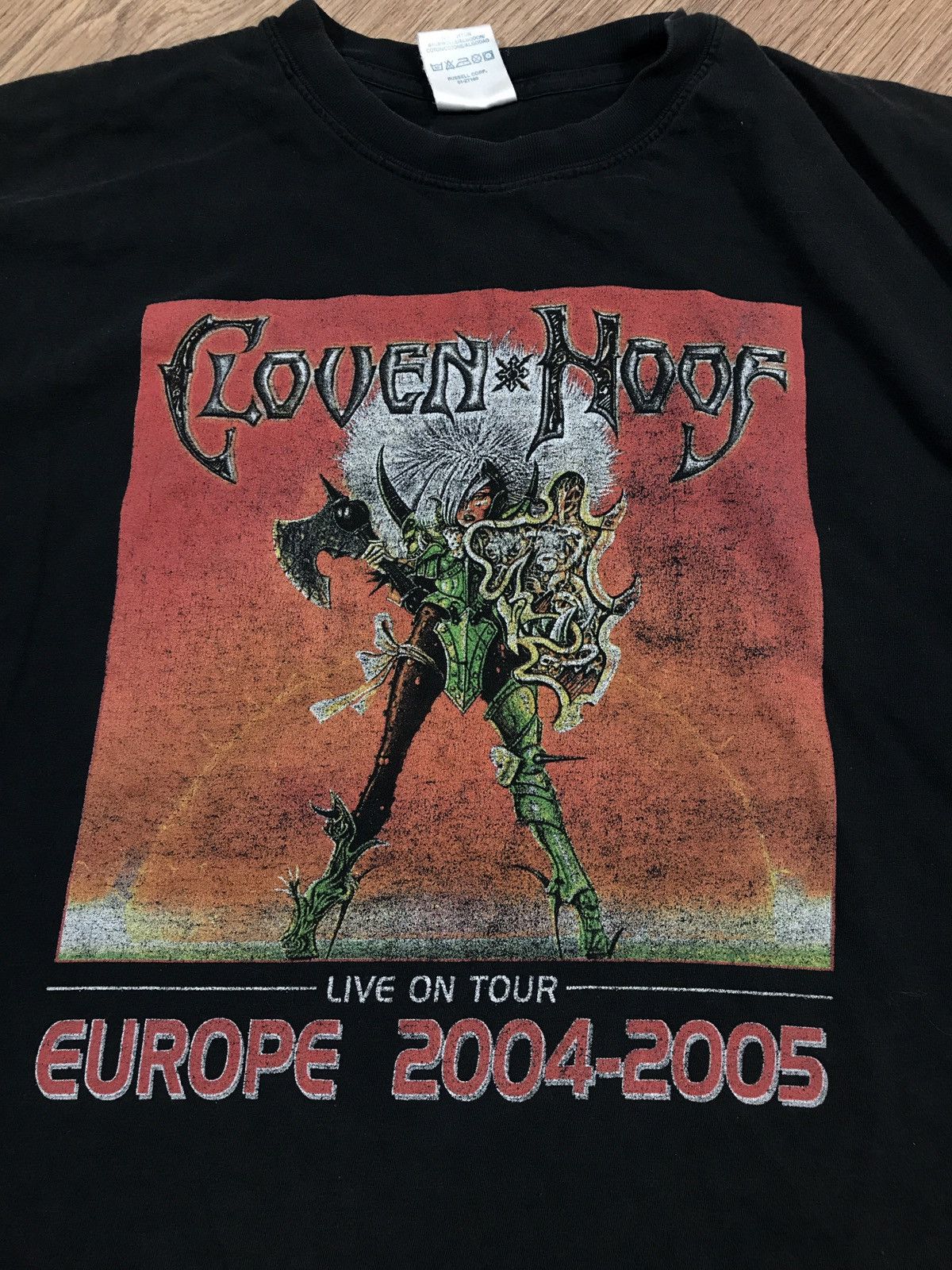 Band Tees × Vintage Cloven Hoof European Tour Shirt Size US L / EU 52-54 / 3 - 2 Thumbnail