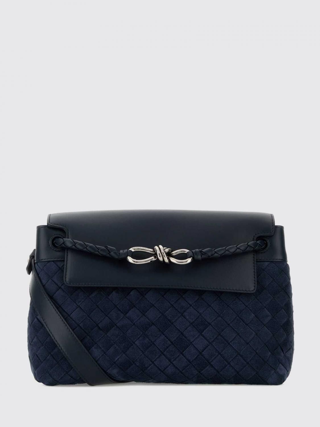Bottega Veneta Bottega Veneta Shoulder Bag Men Blue Size ONE SIZE - 1 Thumbnail