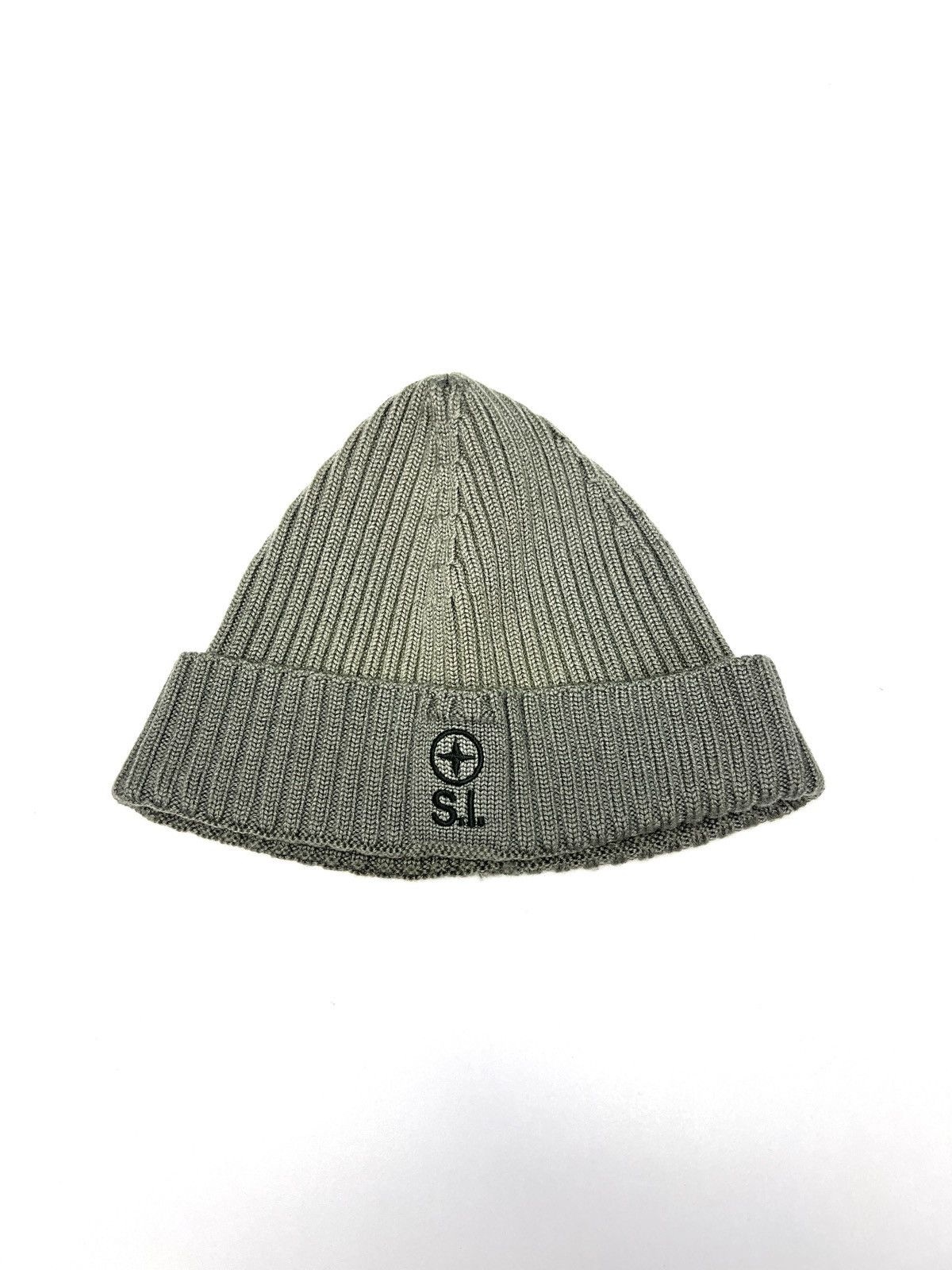 image of Archival Clothing x Stone Island Y2K Ribbed Hat in Teal, Men's