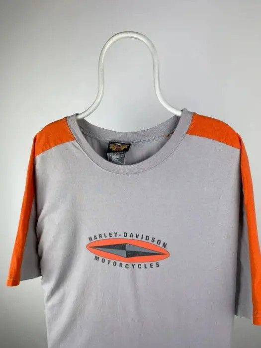 Harley Davidson Harley Davidson vintage T-shirt size XLarge grey compass Size US XL / EU 56 / 4 - 2 Thumbnail