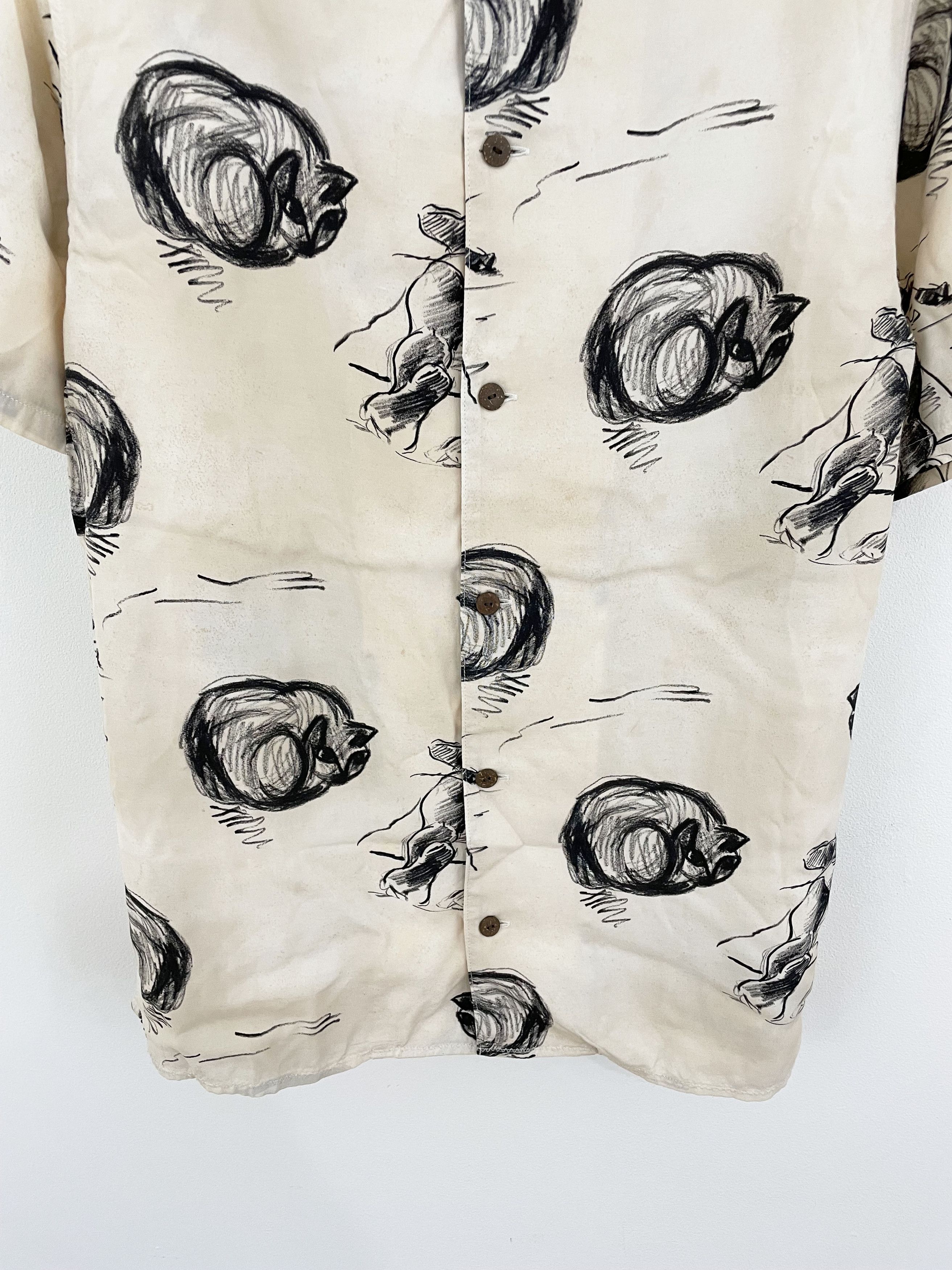 Kapital Sleepy Cat Shirt Size US L / EU 52-54 / 3 - 4 Thumbnail