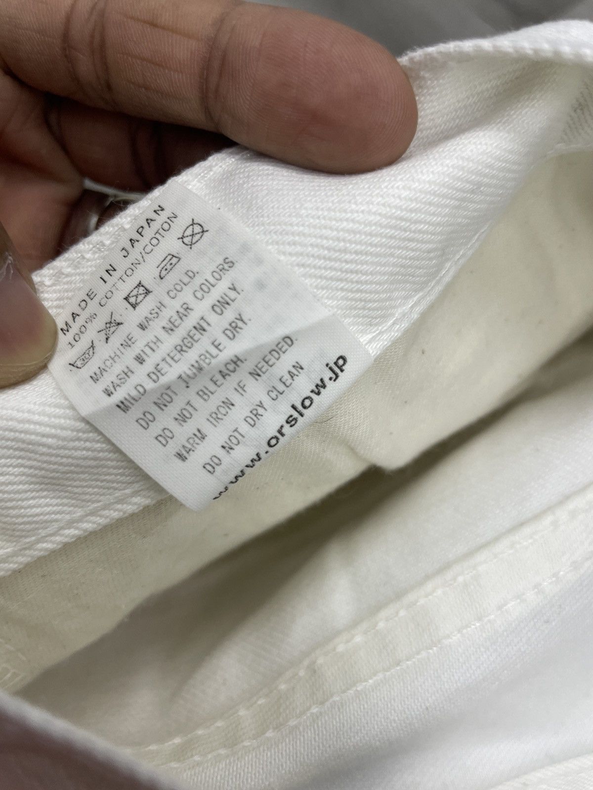 Japanese Brand × Orslow ‼️Offer your price‼️Orslow white denim pants Size US 29 - 13 Thumbnail
