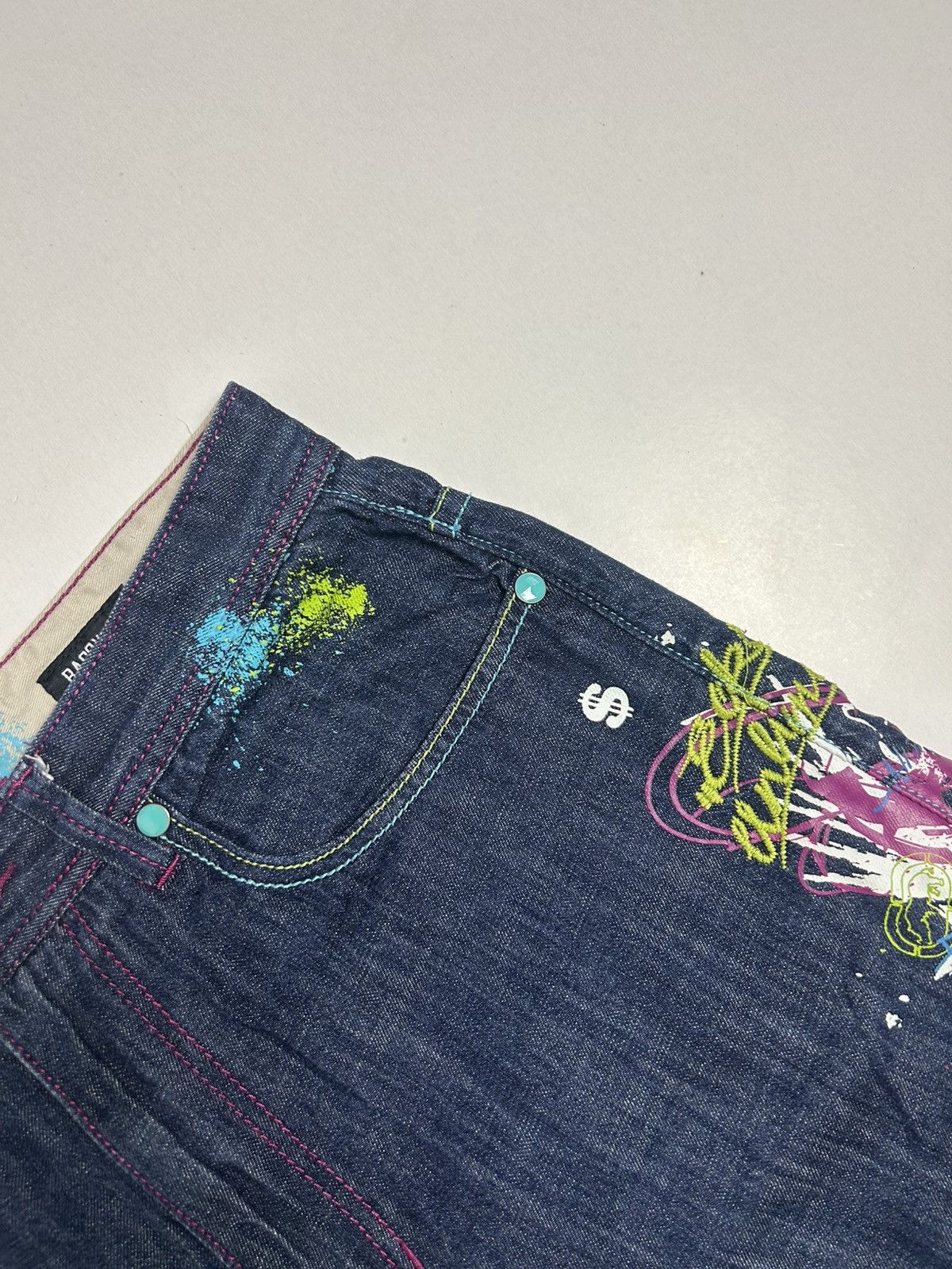 Ecko Unltd. × Vintage VTG Y2K Ecko Unltd. Printed Jorts Size US 34 / EU 50 - 4 Thumbnail