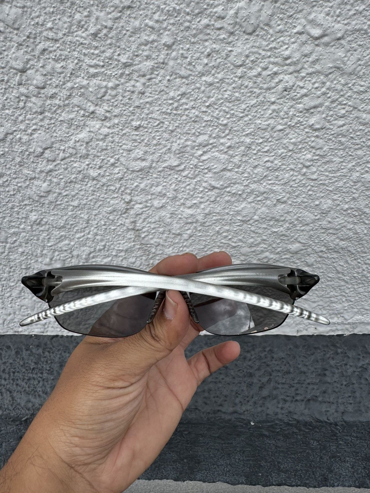 Nike Silver Nike Sunglasses Y2K Skylon Size ONE SIZE - 4 Thumbnail