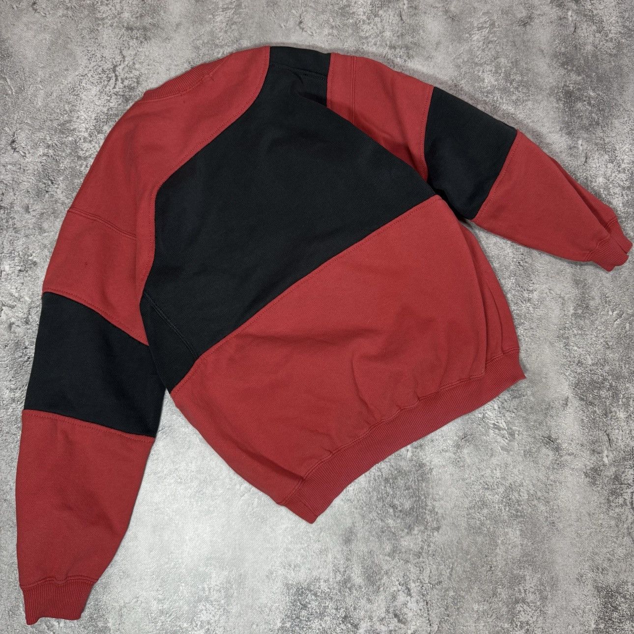 Other Reworked Ralph Lauren Colorblock Sweatshirt – Red / Black Size US M / EU 48-50 / 2 - 3 Thumbnail