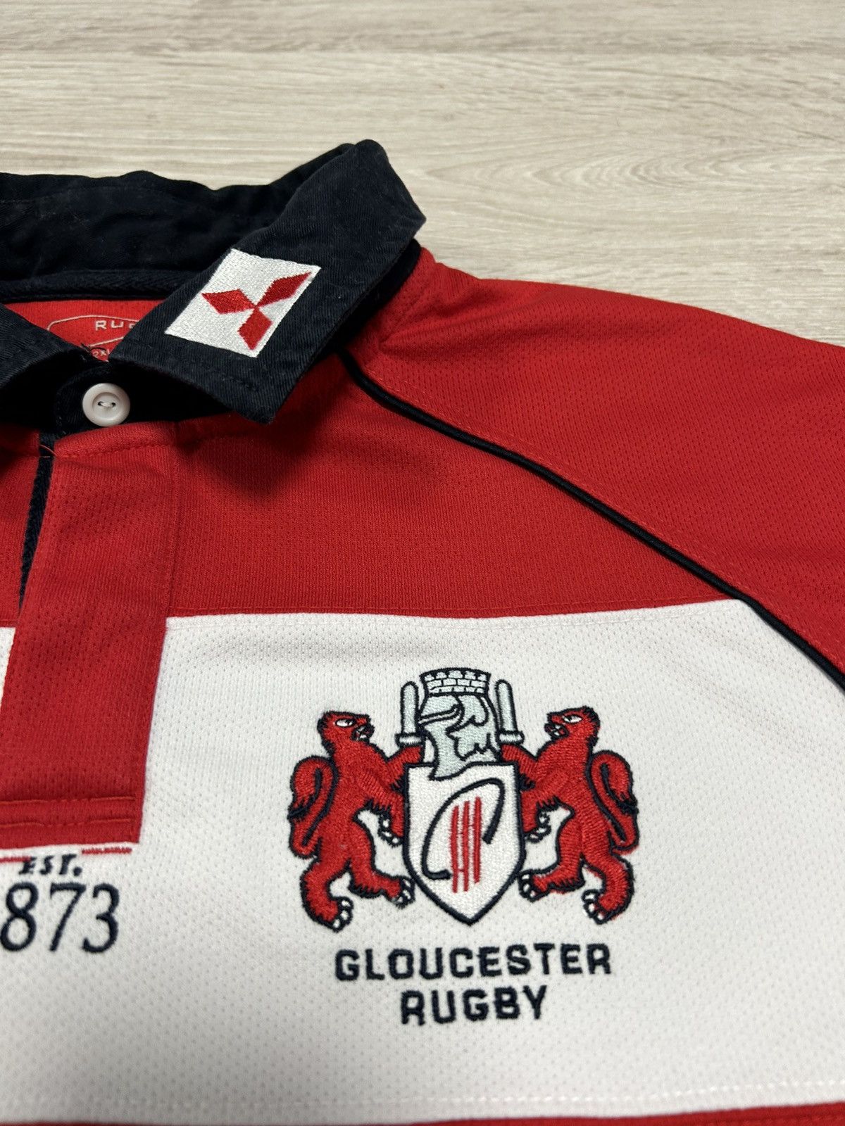 Vintage Gloucester Rugby Home Shirt 2009/2010 - Rugbytech XXL Size US XXL / EU 58 / 5 - 3 Thumbnail