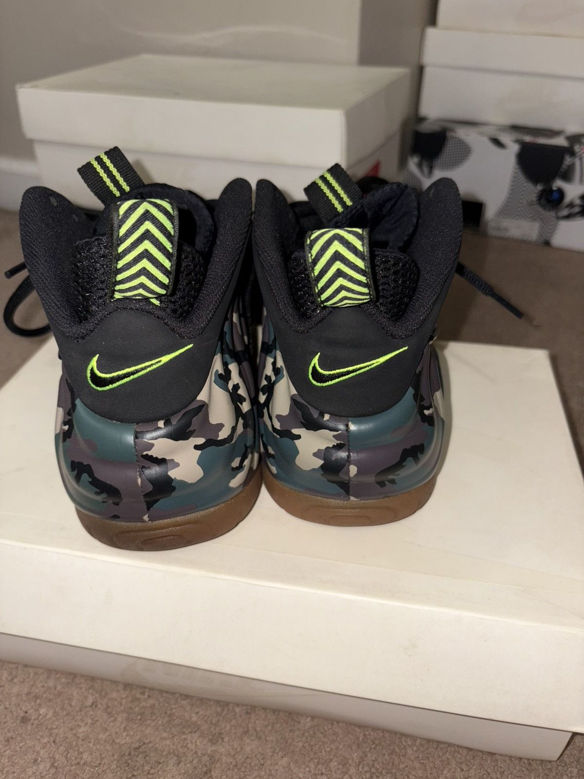 Nike Nike Air Foamposite Pro PRM LE ‘Green Camo’ Size US 8 / EU 41 - 4 Thumbnail