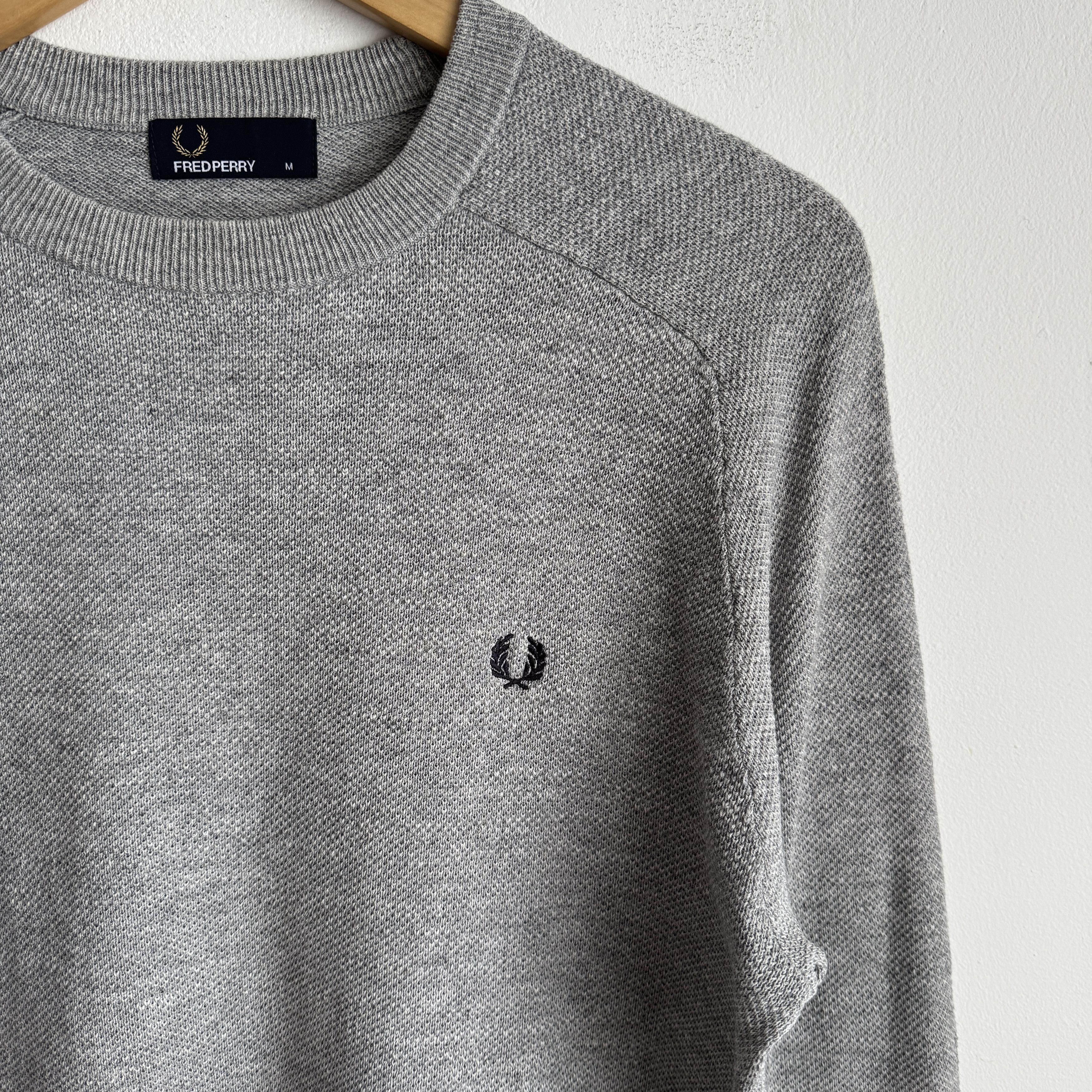 Fred Perry Fred Perry Men's Pullover Cotton Sweater M Size US M / EU 48-50 / 2 - 3 Thumbnail