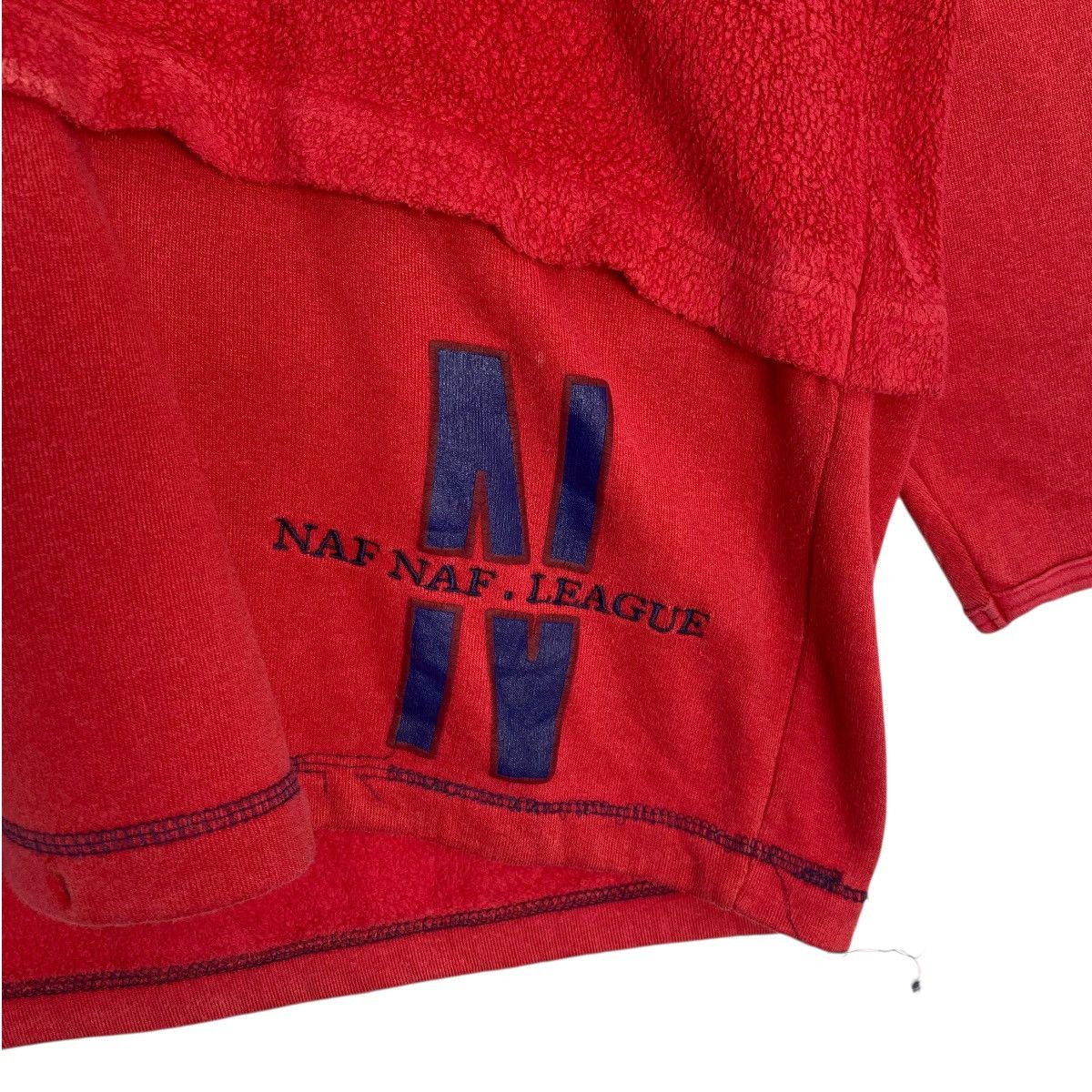 Vintage Vintage Naf Naf Paris Sweatshirt CrewnecRed Pullover Size XL Size US XL / EU 56 / 4 - 5 Thumbnail