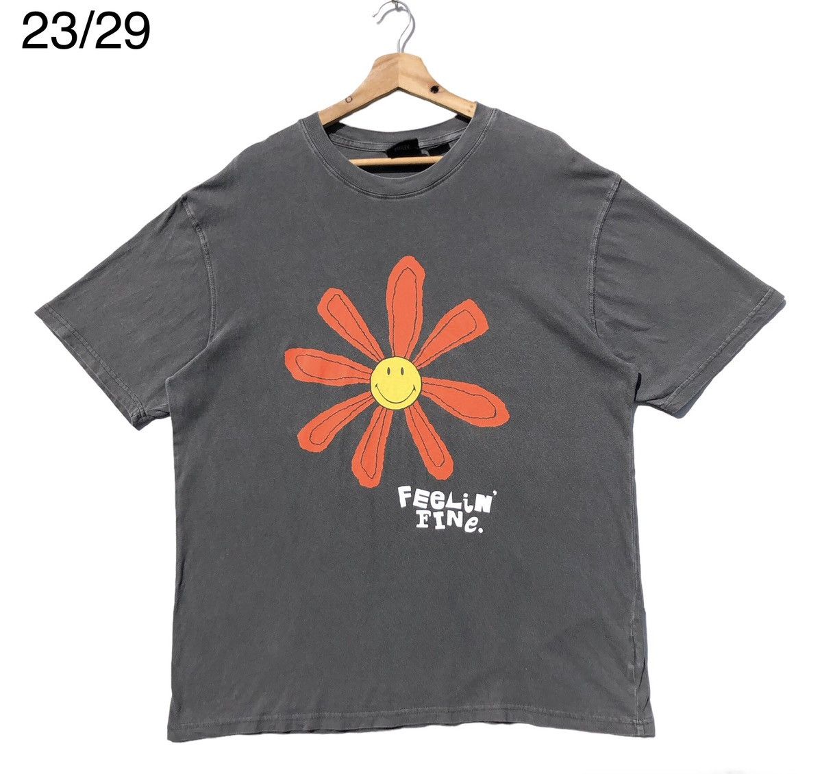 image of Vintage Feelin' Fine in Faded Black, Men's (Size XL)