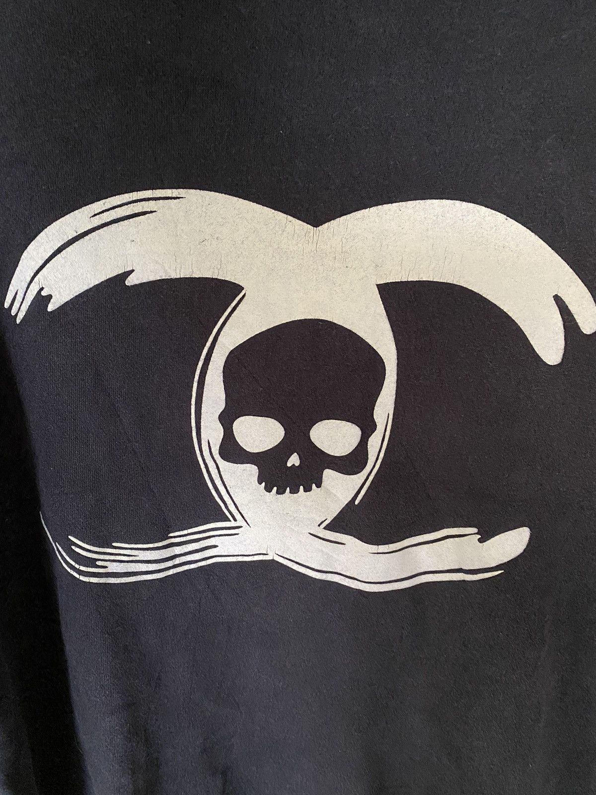 HYDROGEN HYDROGEN CC Chanel parody logo skull hoodie Size US L / EU 52-54 / 3 - 4 Thumbnail
