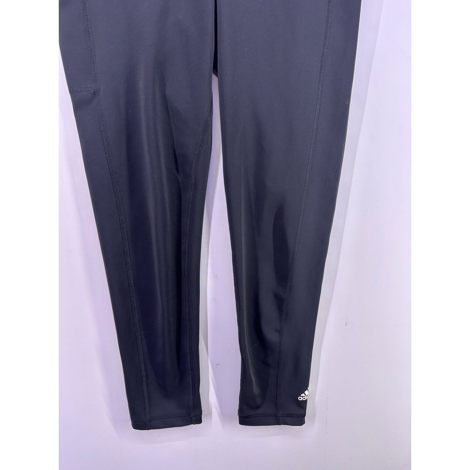 Adidas Adidas Women ESSENTIALS HIGH-WAISTED Back LOGO LEGGINGS Sz L Size 34" / US 12 / IT 48 - 3 Thumbnail