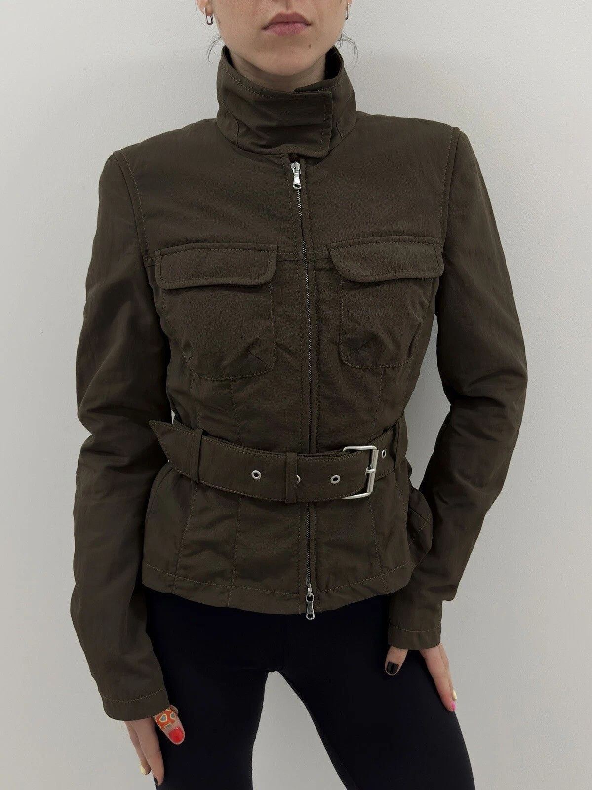 STRENESSE STRENESSE BLUE by GABRIELE STREHLE MOTO JACKET WOMENS Y2K Size S / US 4 / IT 40 - 7 Thumbnail