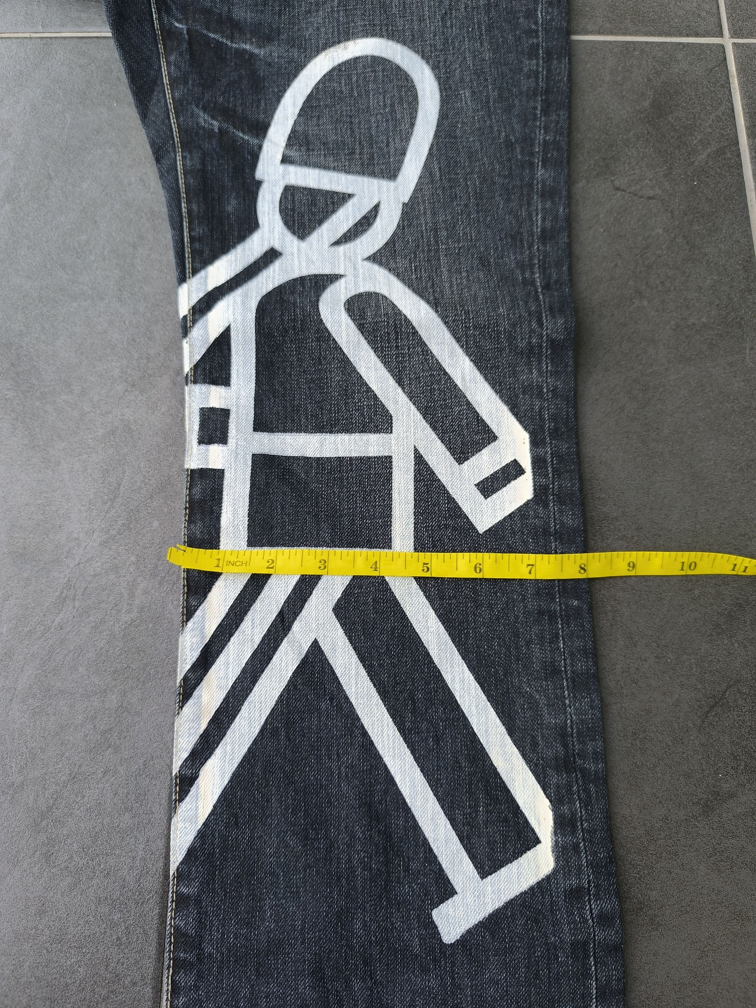 Japanese Brand × PPFM RARE PPFM PAINTED JEANS Size US 32 / EU 48 - 13 Thumbnail