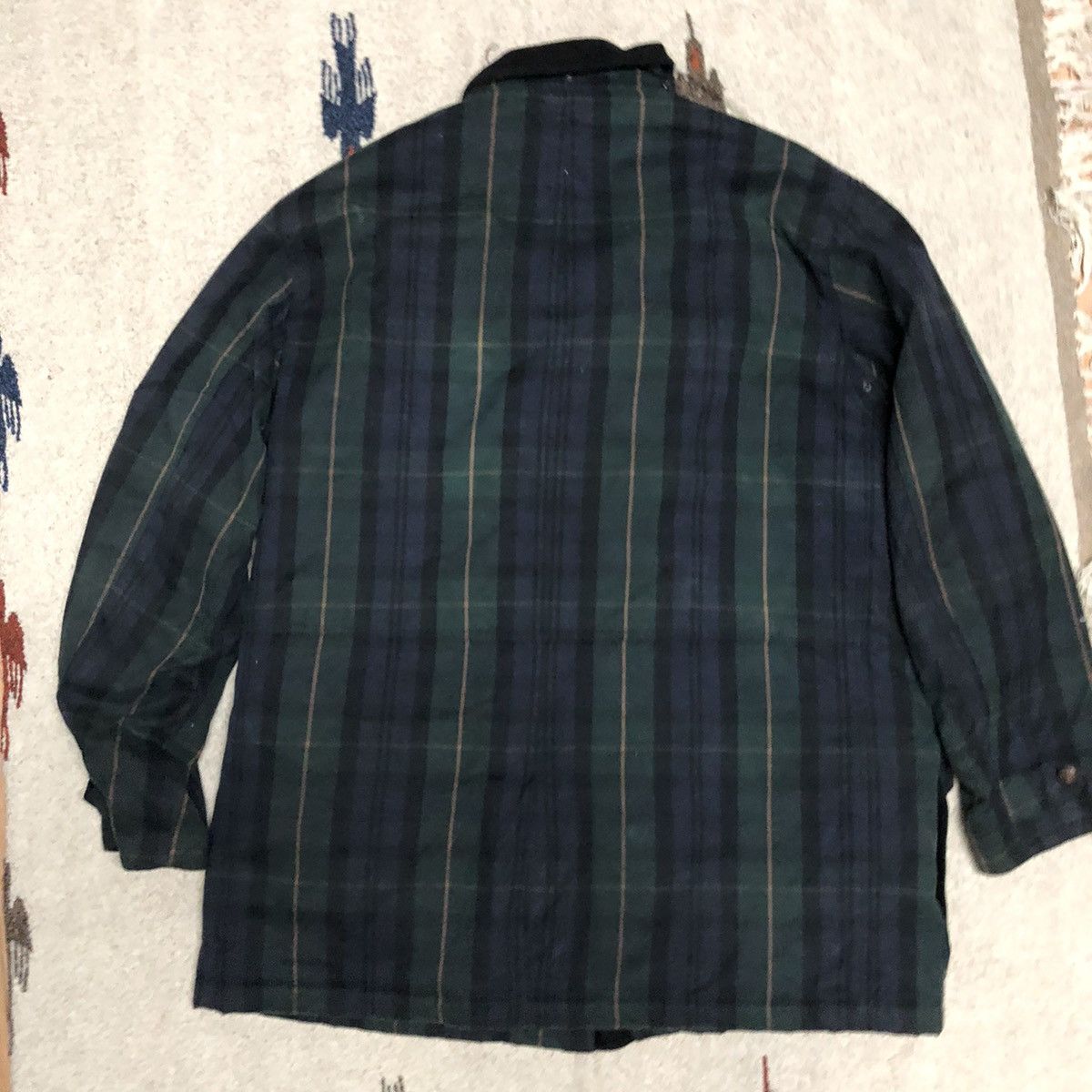Polo Ralph Lauren × RRL Ralph Lauren × Vintage Tartan Ralph chore coat wax RL polo jacket Barbour like Size US L / EU 52-54 / 3 - 4 Thumbnail