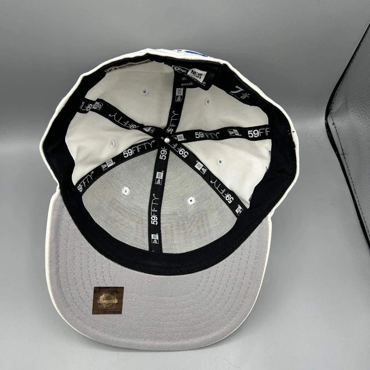 New Era New Jersey Nets Hat Men 7 3/8 Embroidered Fitted Cap Cotton Size ONE SIZE - 2 Thumbnail