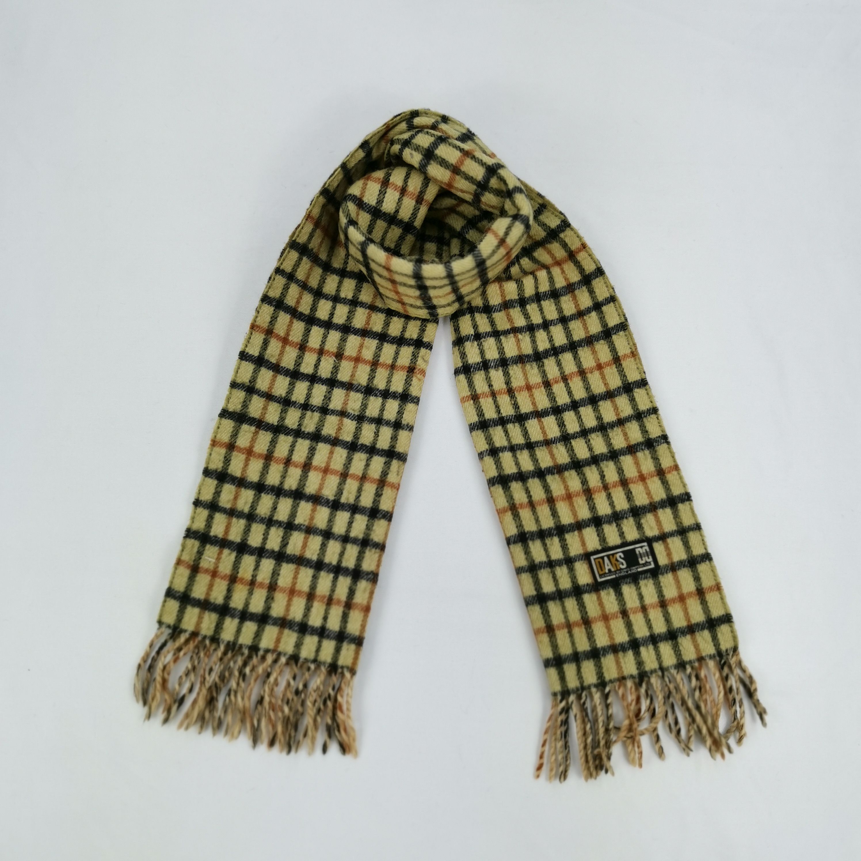DAKS Vintage DAKS Scarf Muffler Wool Cashmere Scarves Size ONE SIZE - 1 Thumbnail